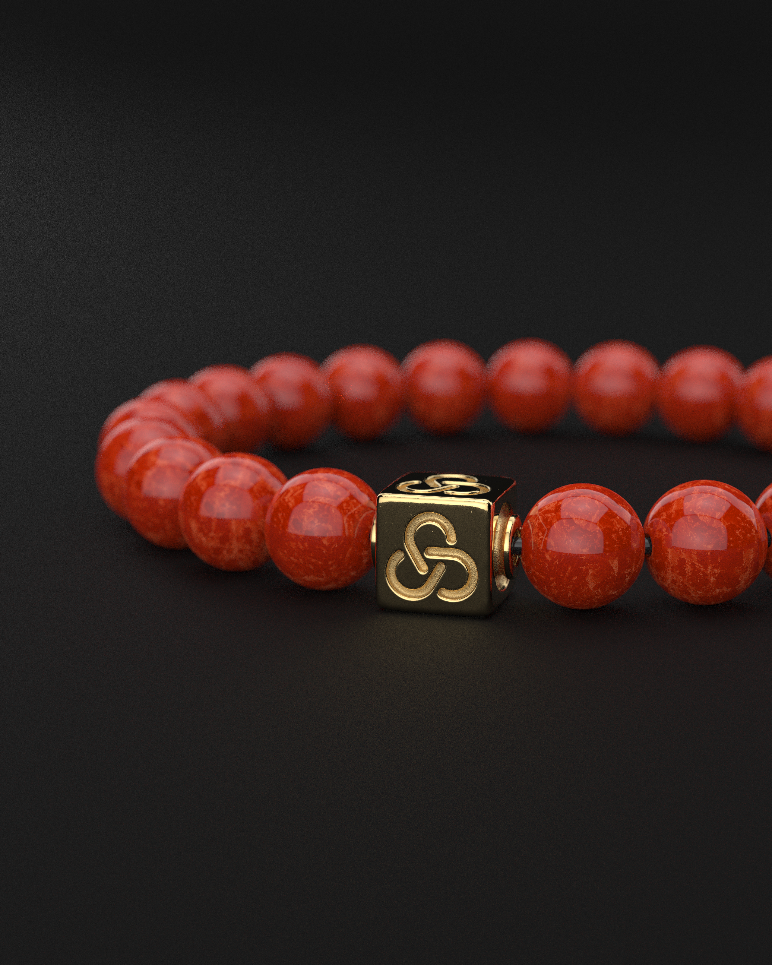 Red Jade Bracelet 8mm | Essential