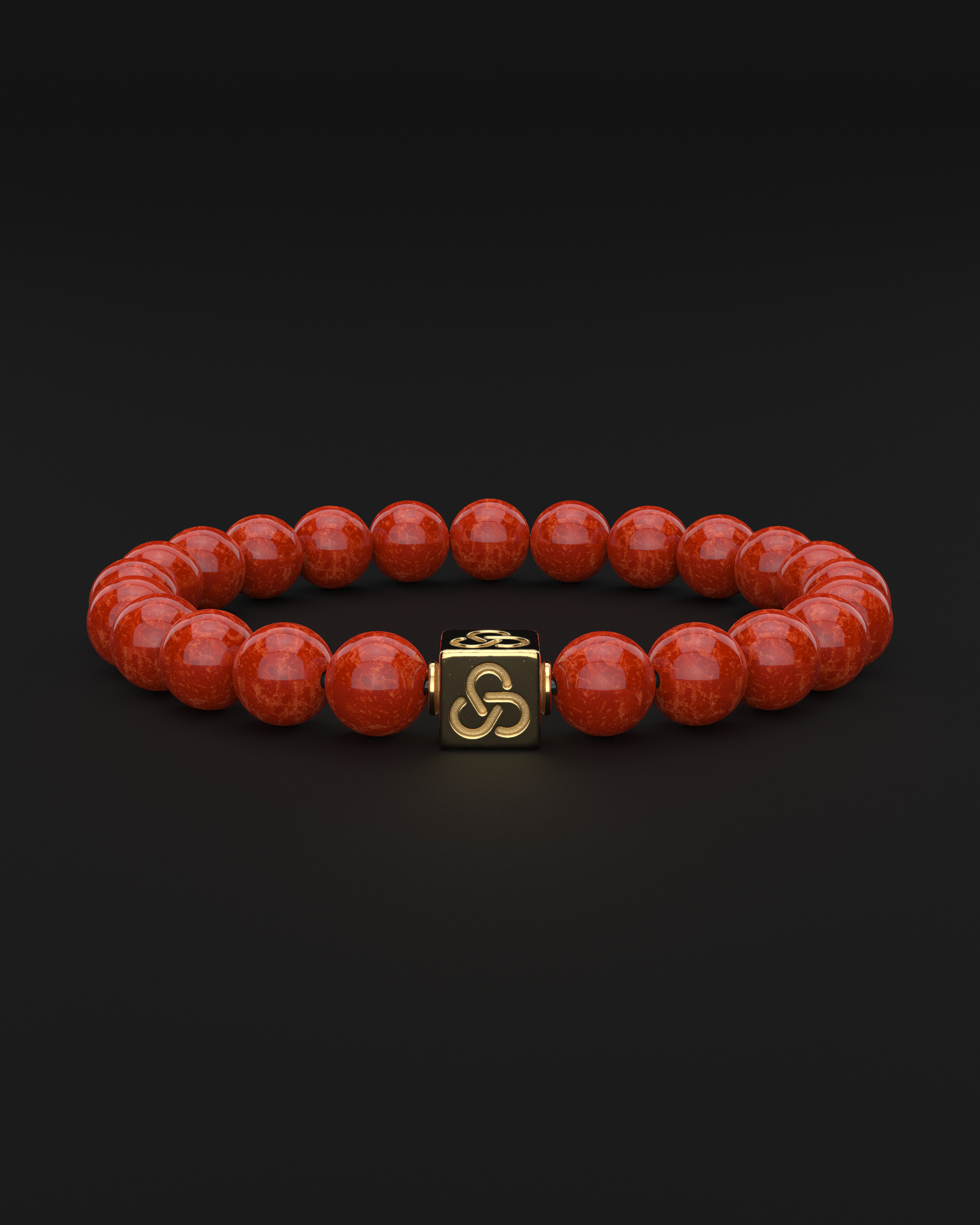 Red Jade Bracelet 8mm | Essential