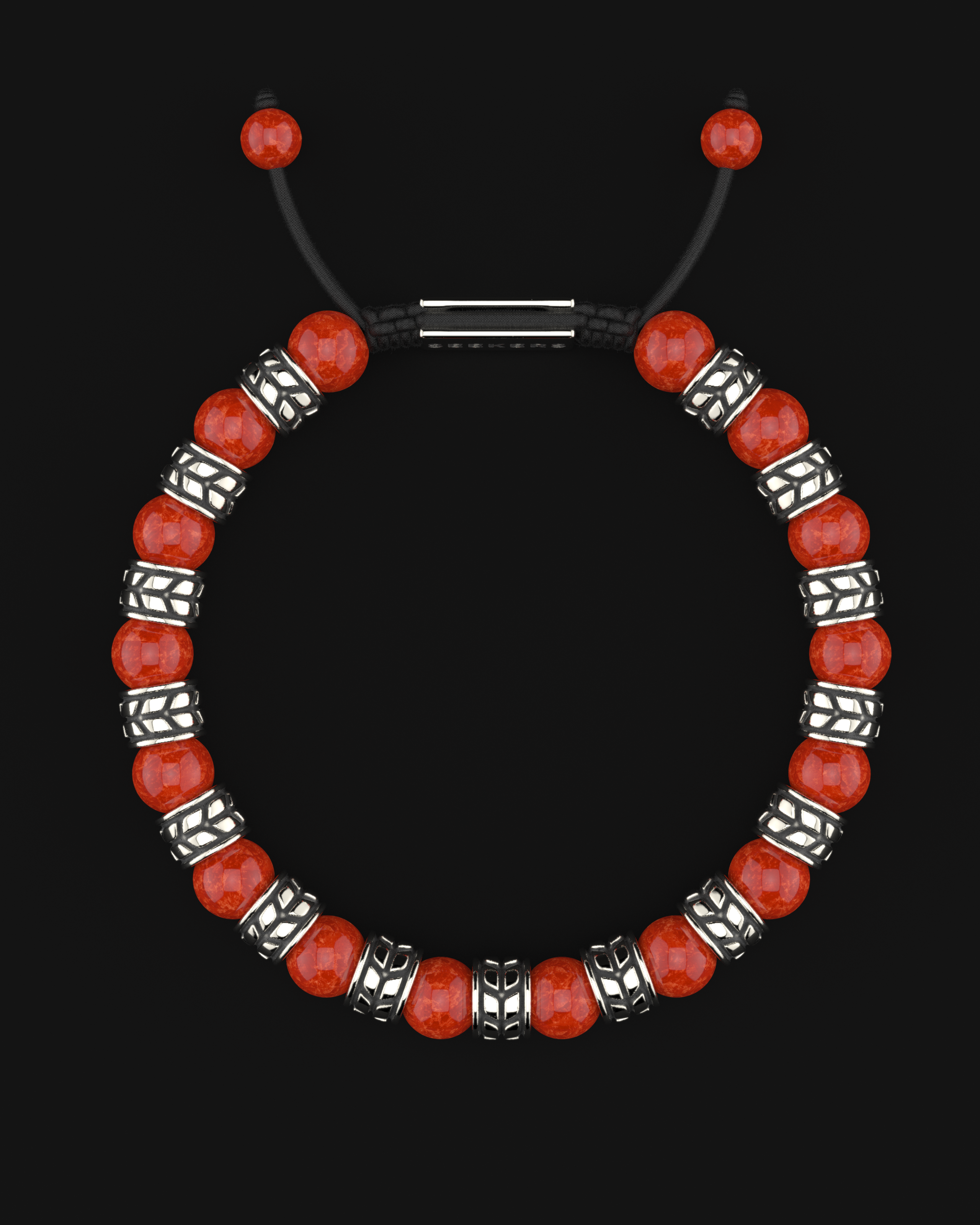 Red Jade Bracelet 8mm | Royale