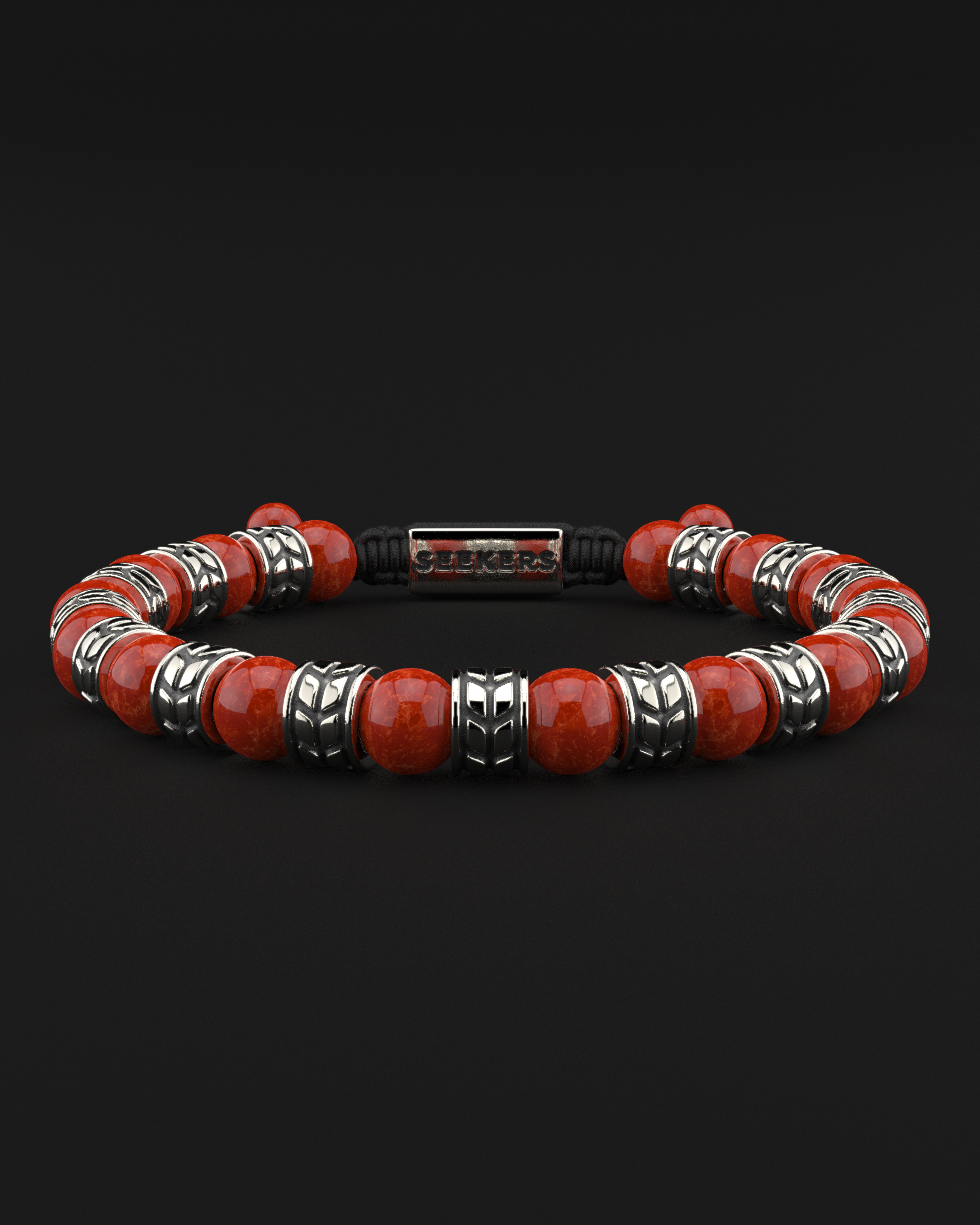 Red Jade Bracelet 8mm | Royale