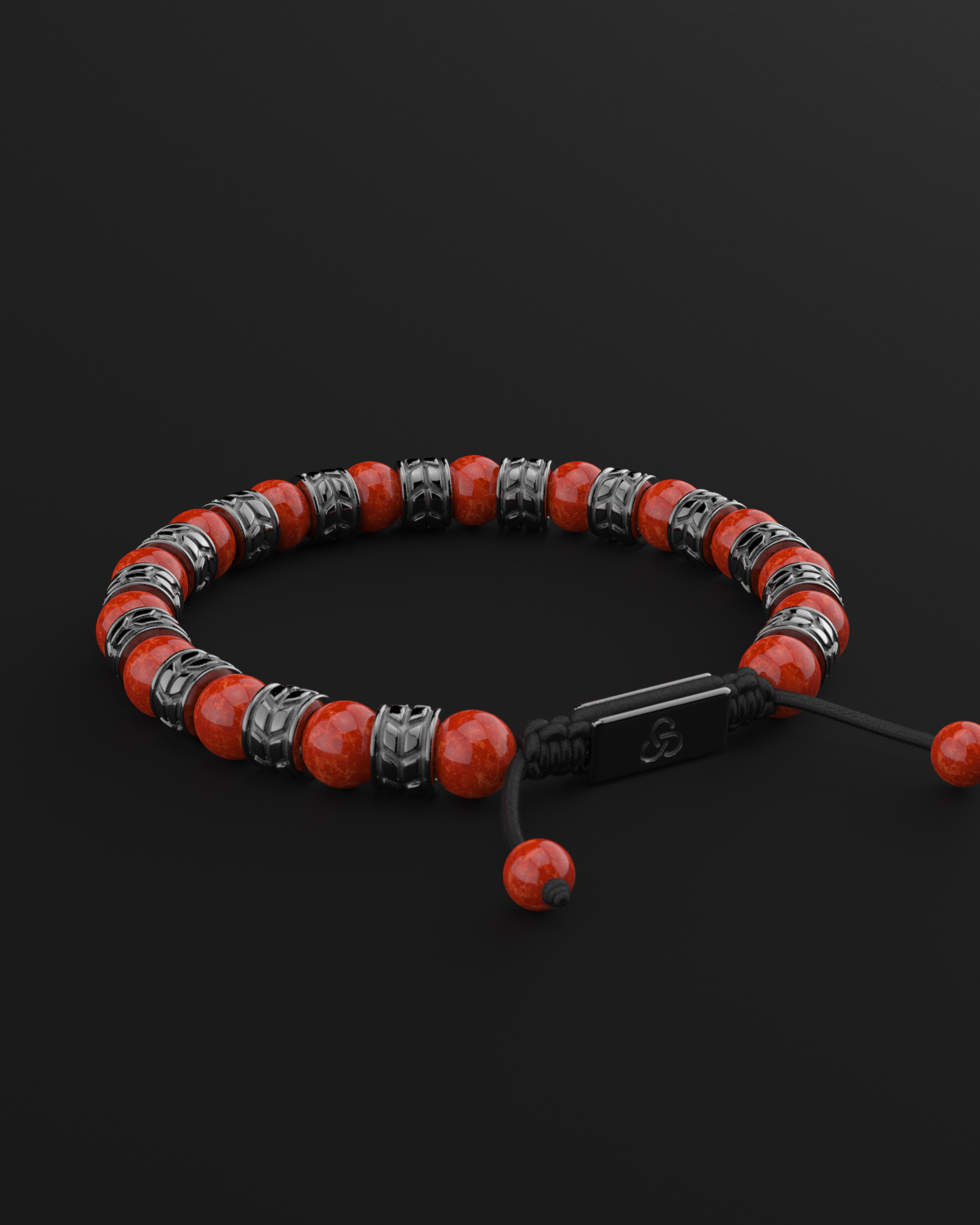 Red Jade Bracelet 8mm | Royale