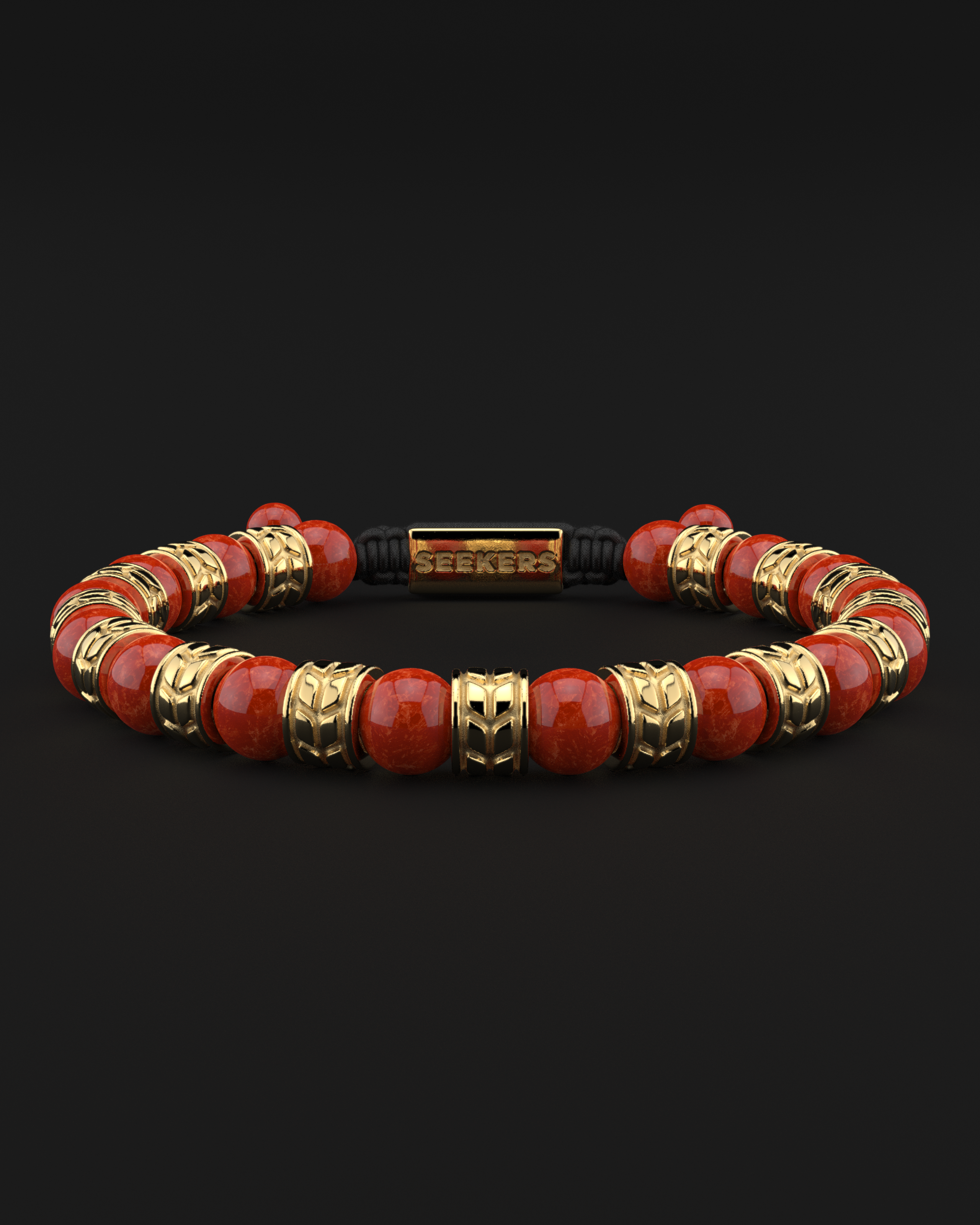 Red Jade Bracelet 8mm | Royale