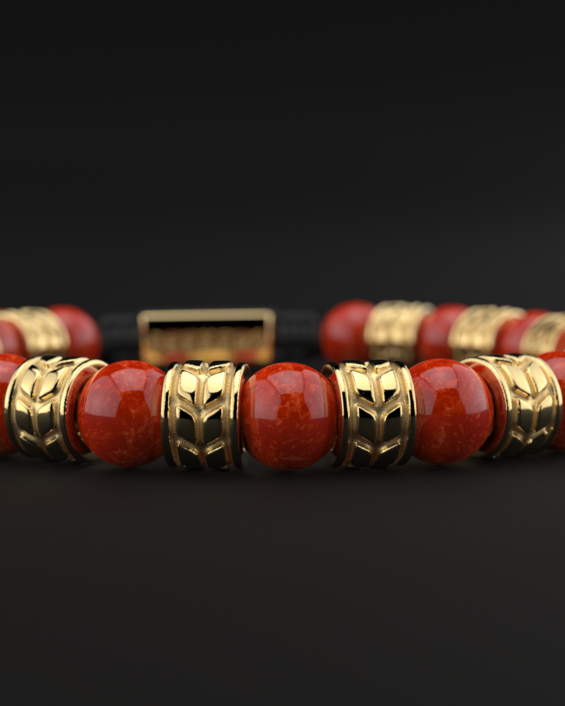 uioe ブレスレット レッド M Red-Jade-Bracelet-8mm-Royale.