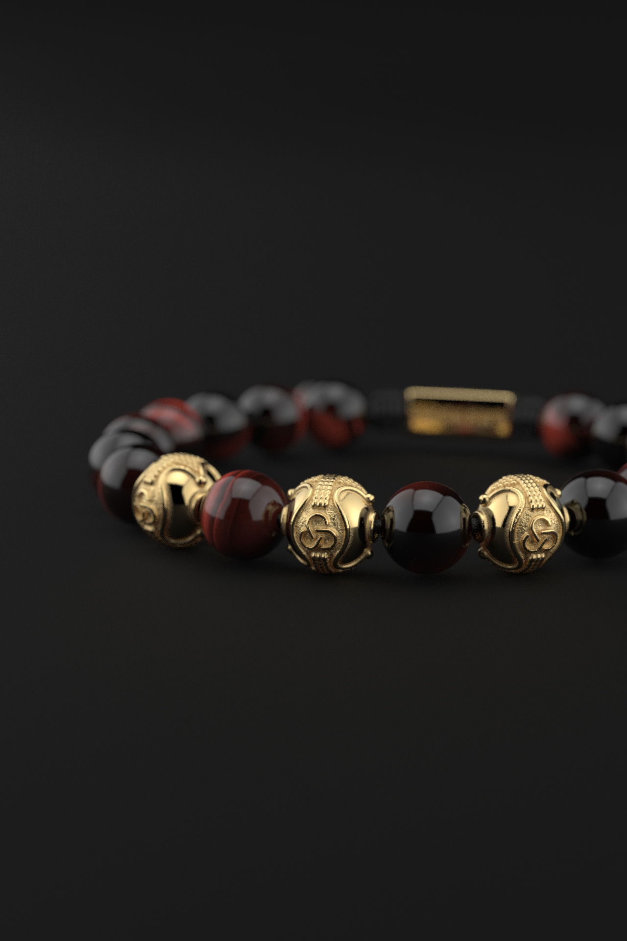 Red Tiger Eye Bracelet 10mm | Premium