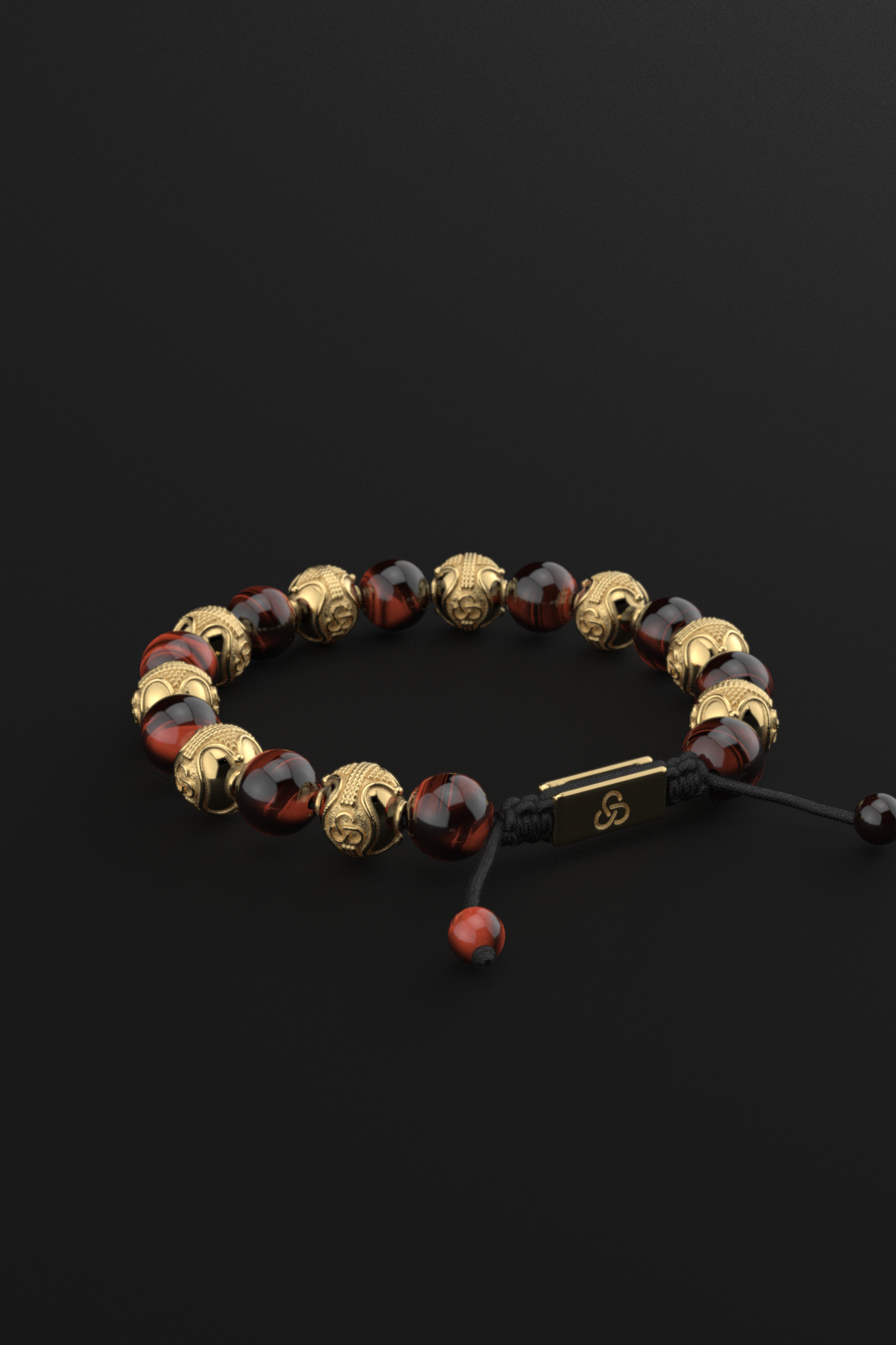 Red Tiger Eye Bracelet 10mm | Prestige