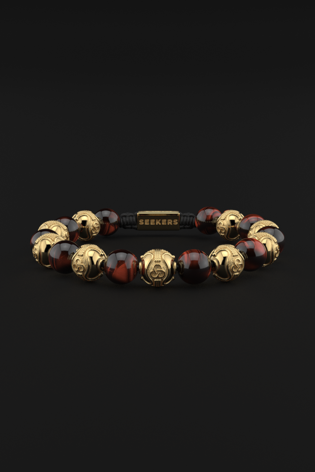 Red Tiger Eye Bracelet 10mm | Prestige