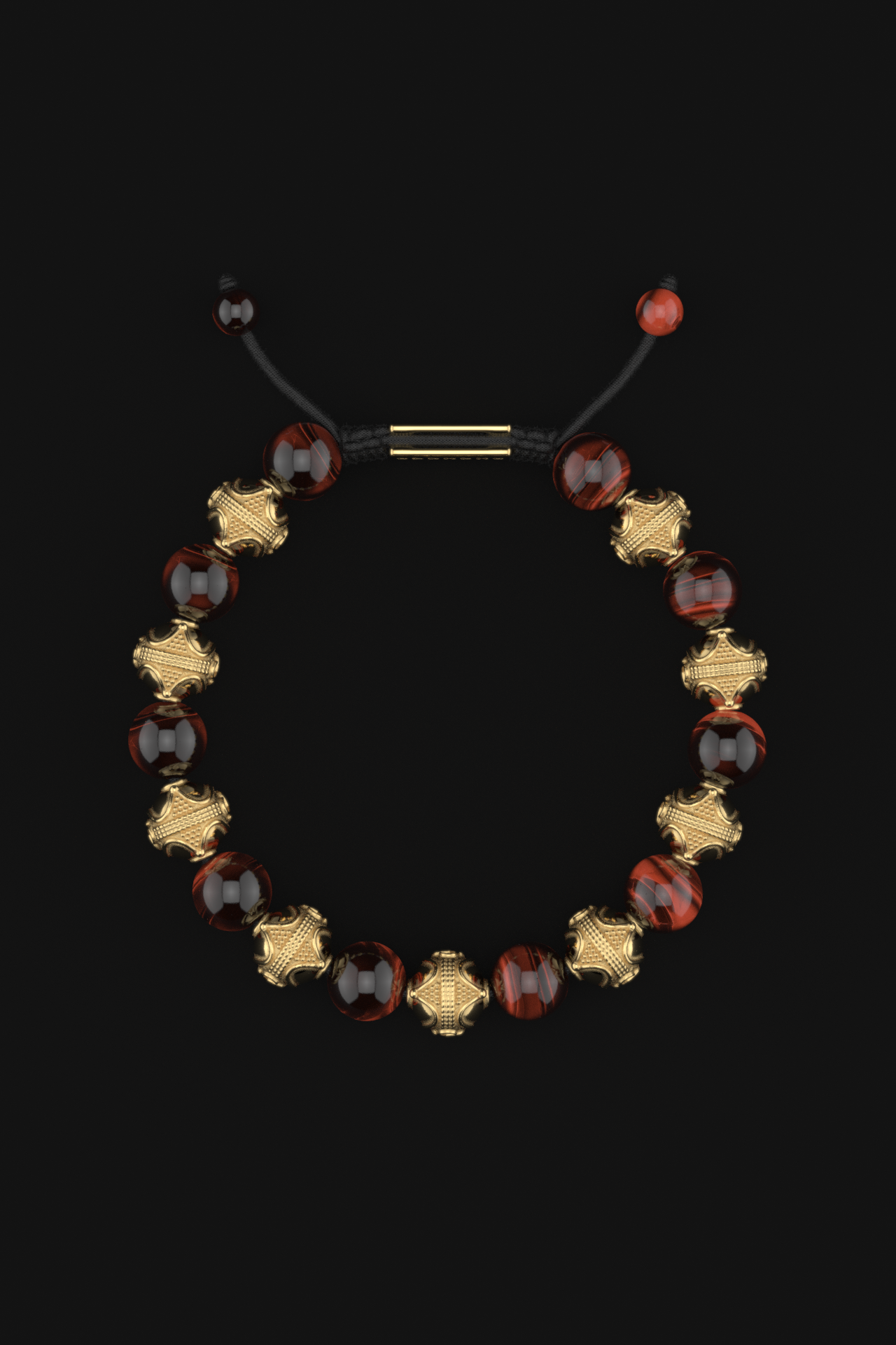 Red Tiger Eye Bracelet 10mm | Prestige