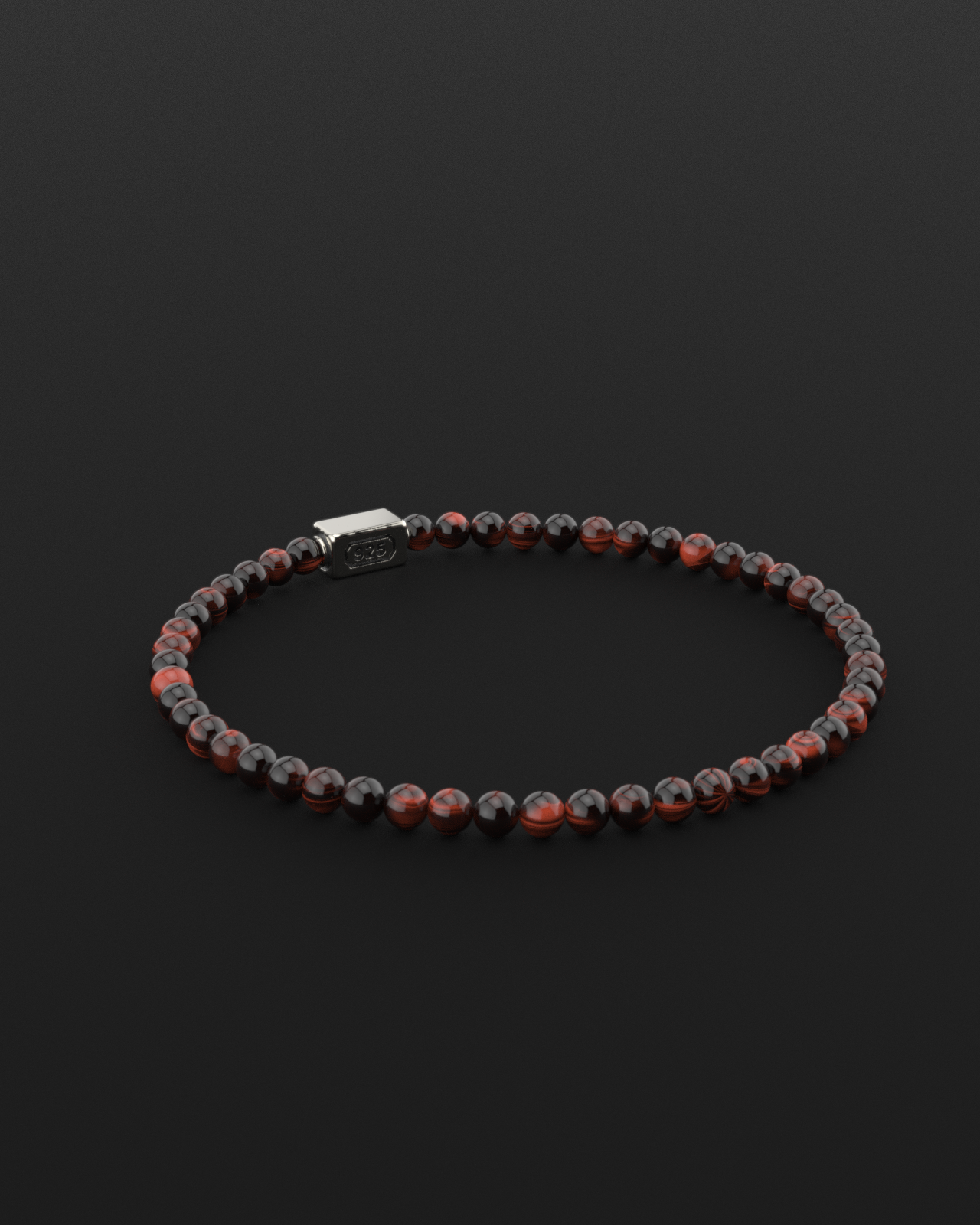 Red Tiger Eye Bracelet 4mm | Essential