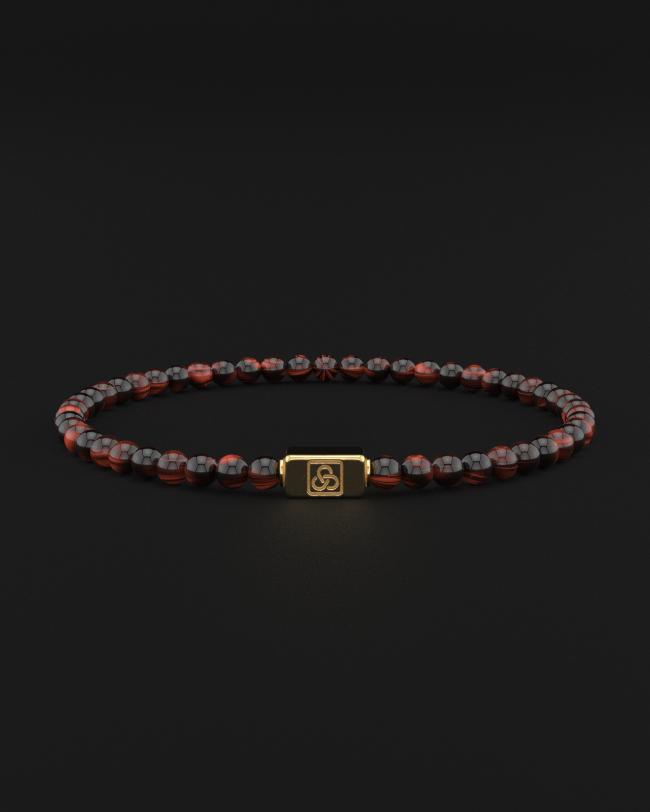 Red Tiger Eye Bracelet 4mm | Essential