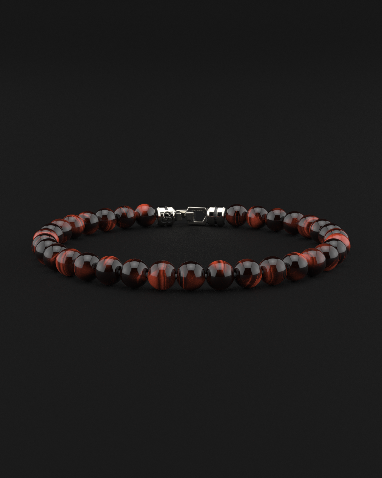 Red Tiger Eye Bracelet 6mm | VERTEX