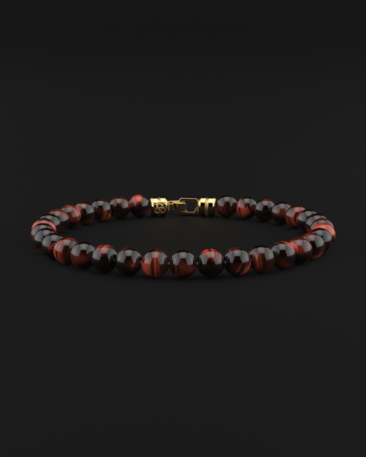 Red Tiger Eye Bracelet 6mm | VERTEX