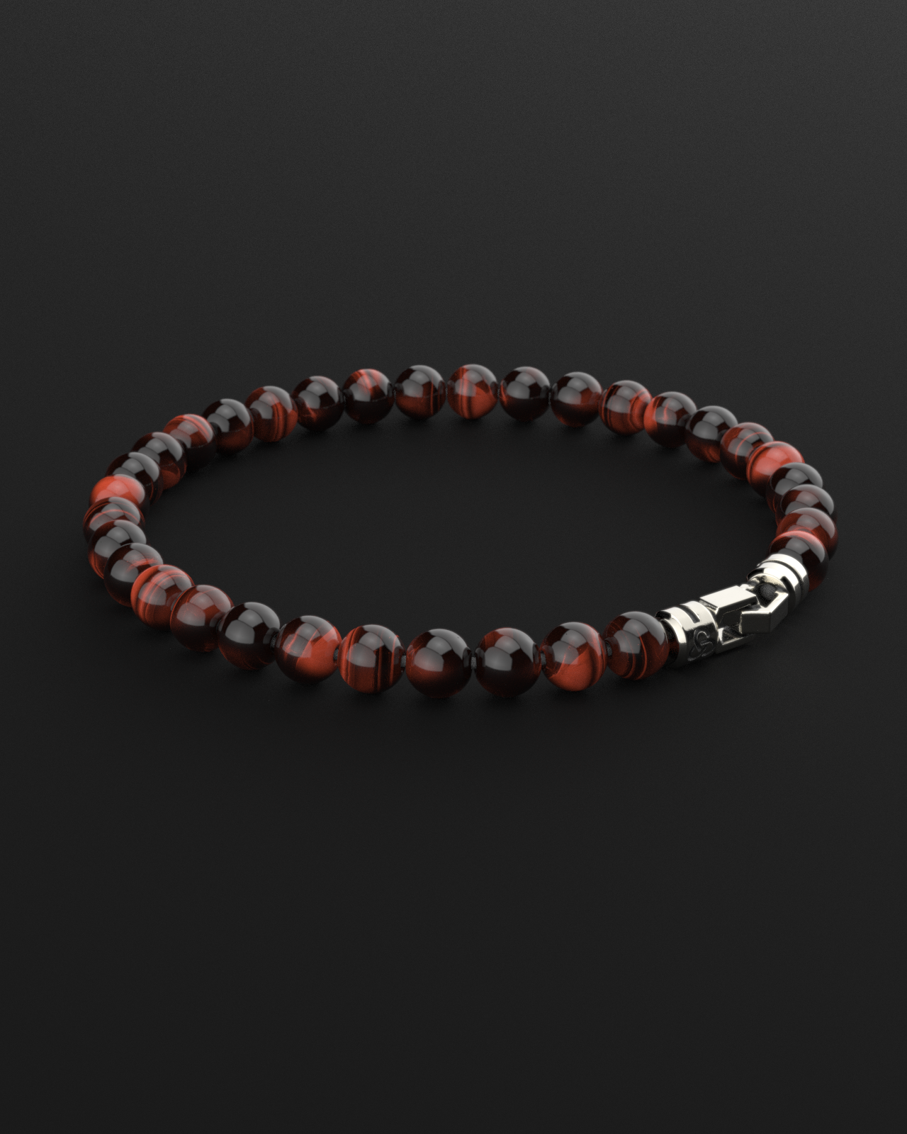 Red Tiger Eye Bracelet 6mm | VERTEX