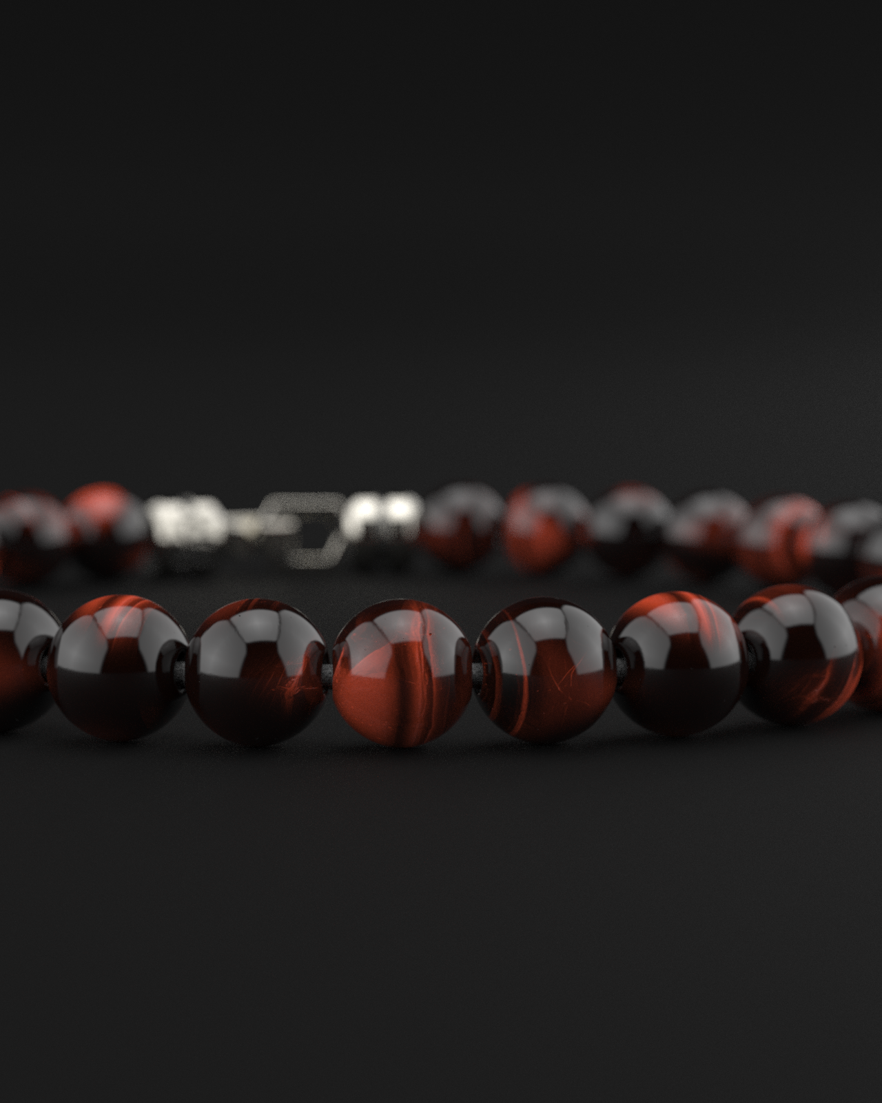 Red Tiger Eye Bracelet 6mm | VERTEX