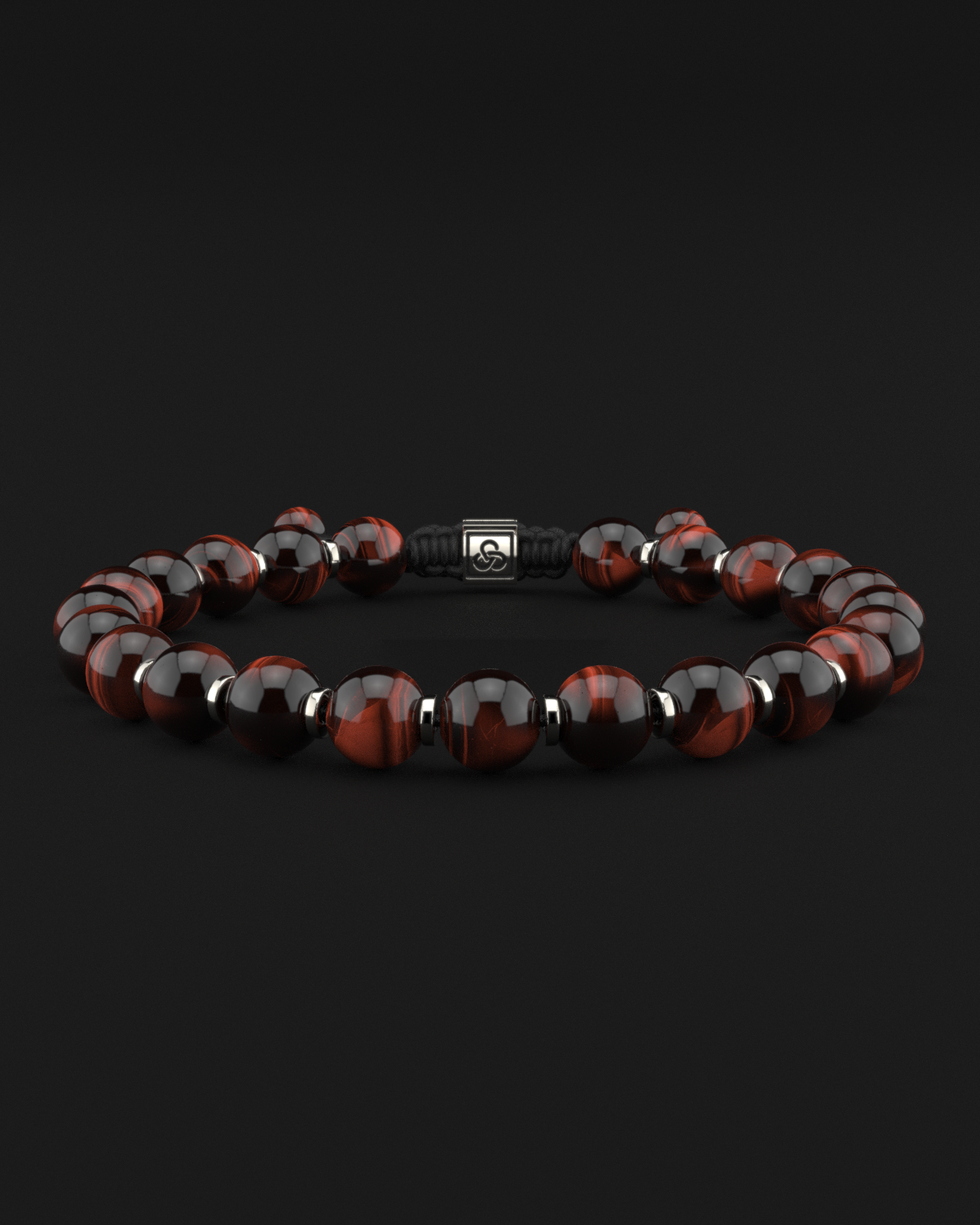 Red Tiger Eye Bracelet 8mm | Prayer