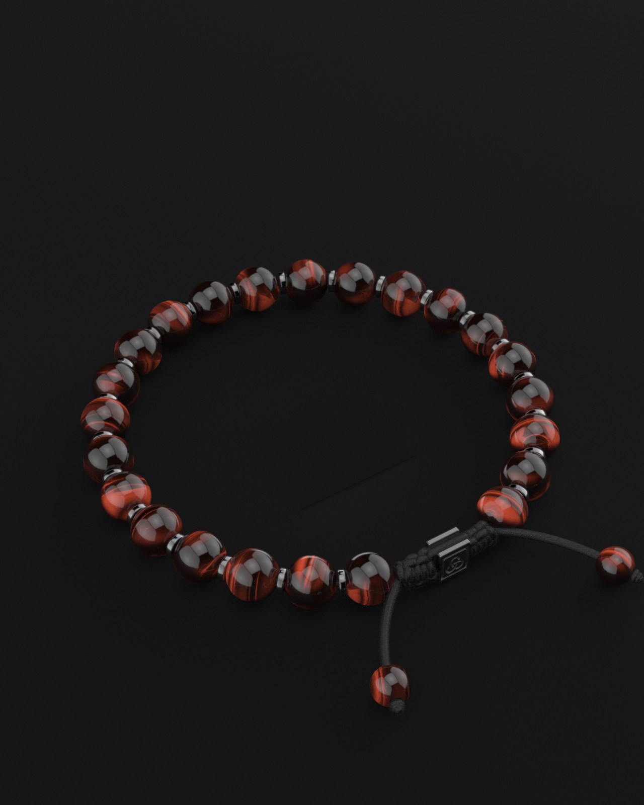 Red Tiger Eye Bracelet 8mm | Prayer