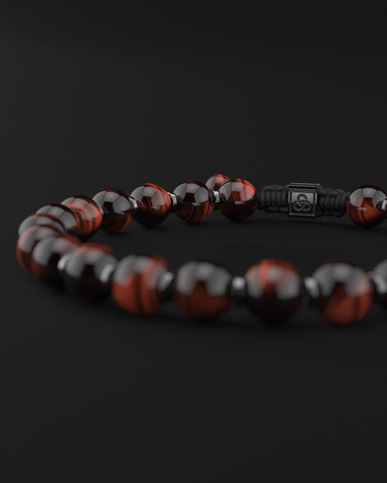 Red Tiger Eye Bracelet 8mm | Prayer