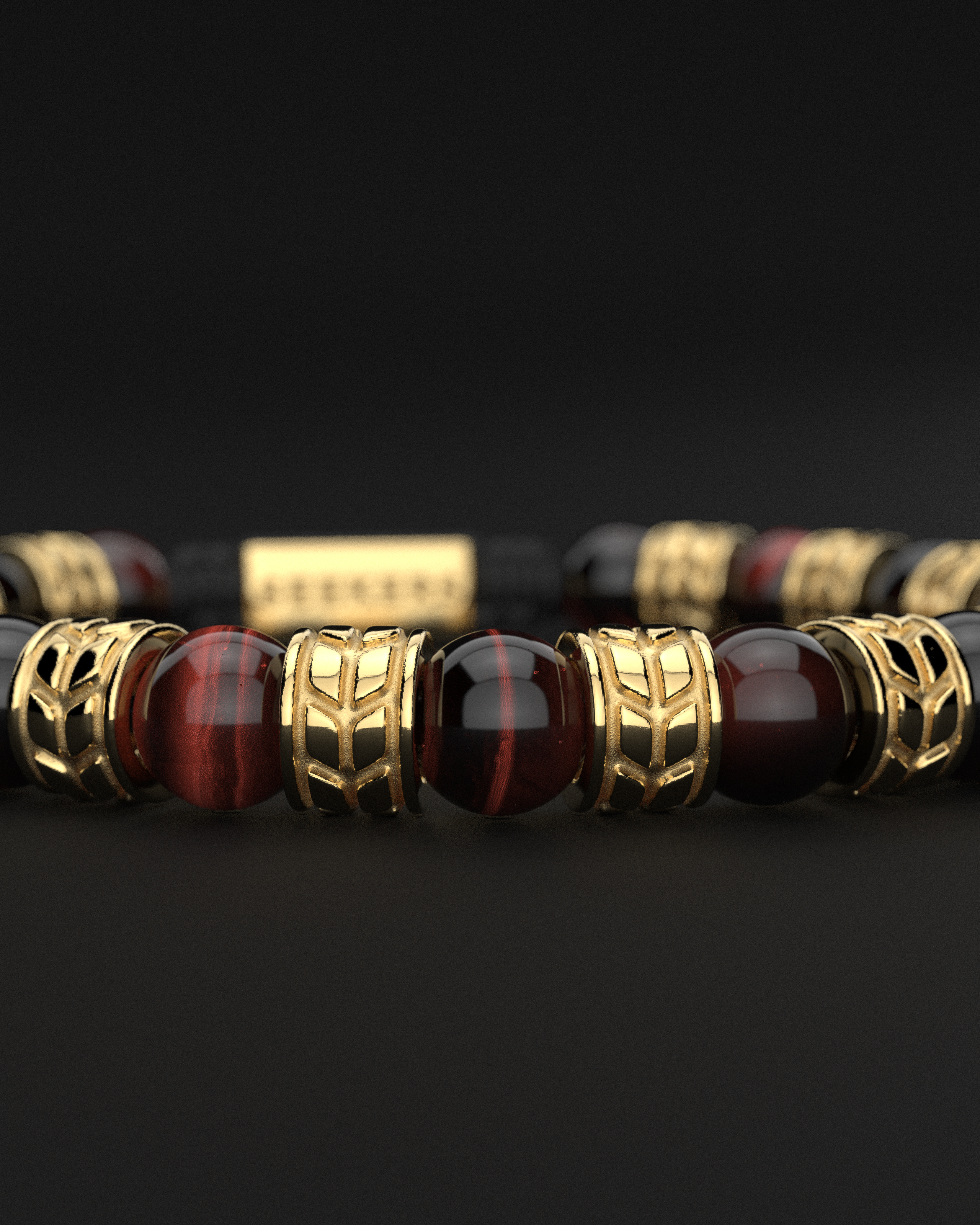 Red Tiger Eye Bracelet 8mm | Royale