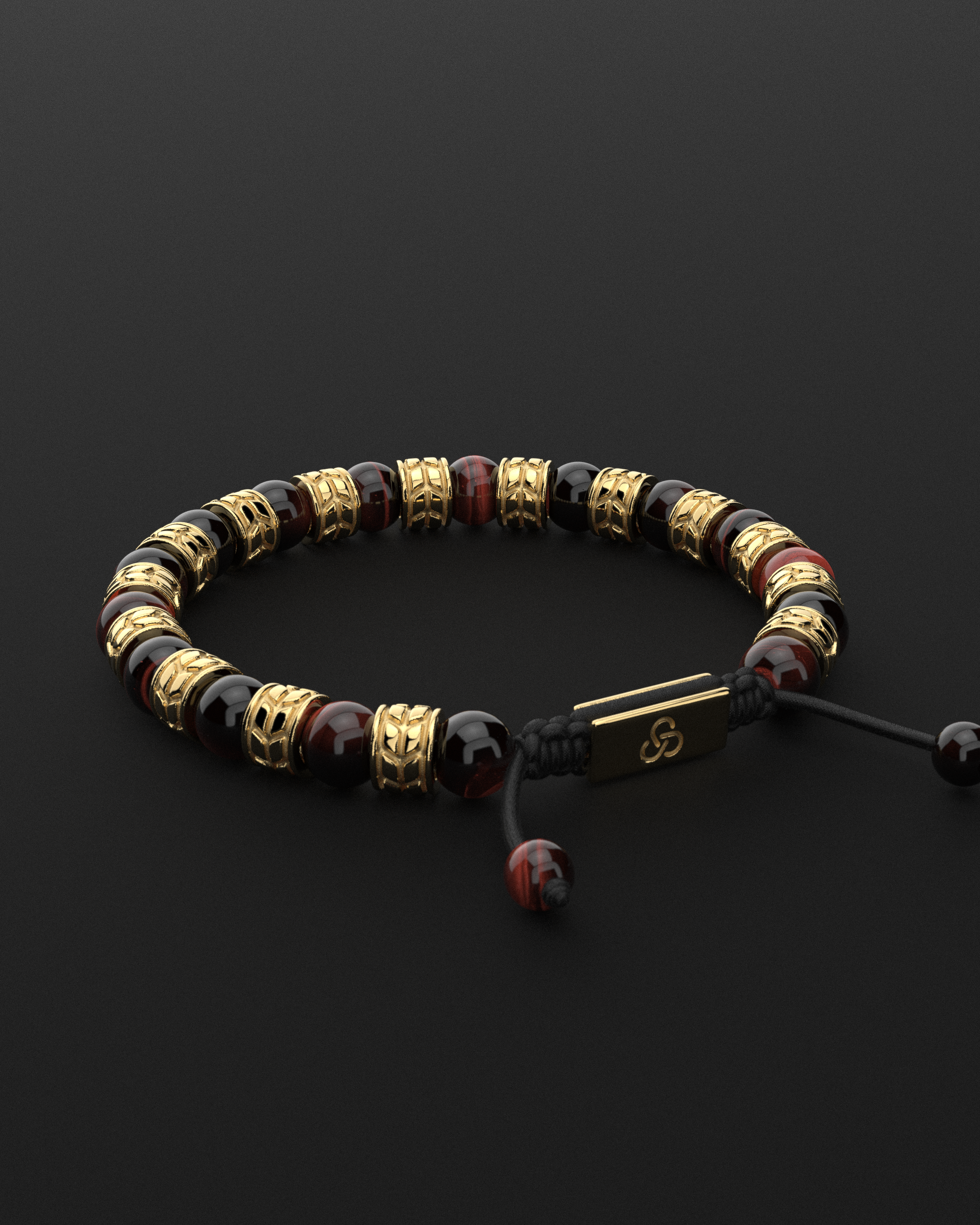 Red Tiger Eye Bracelet 8mm | Royale