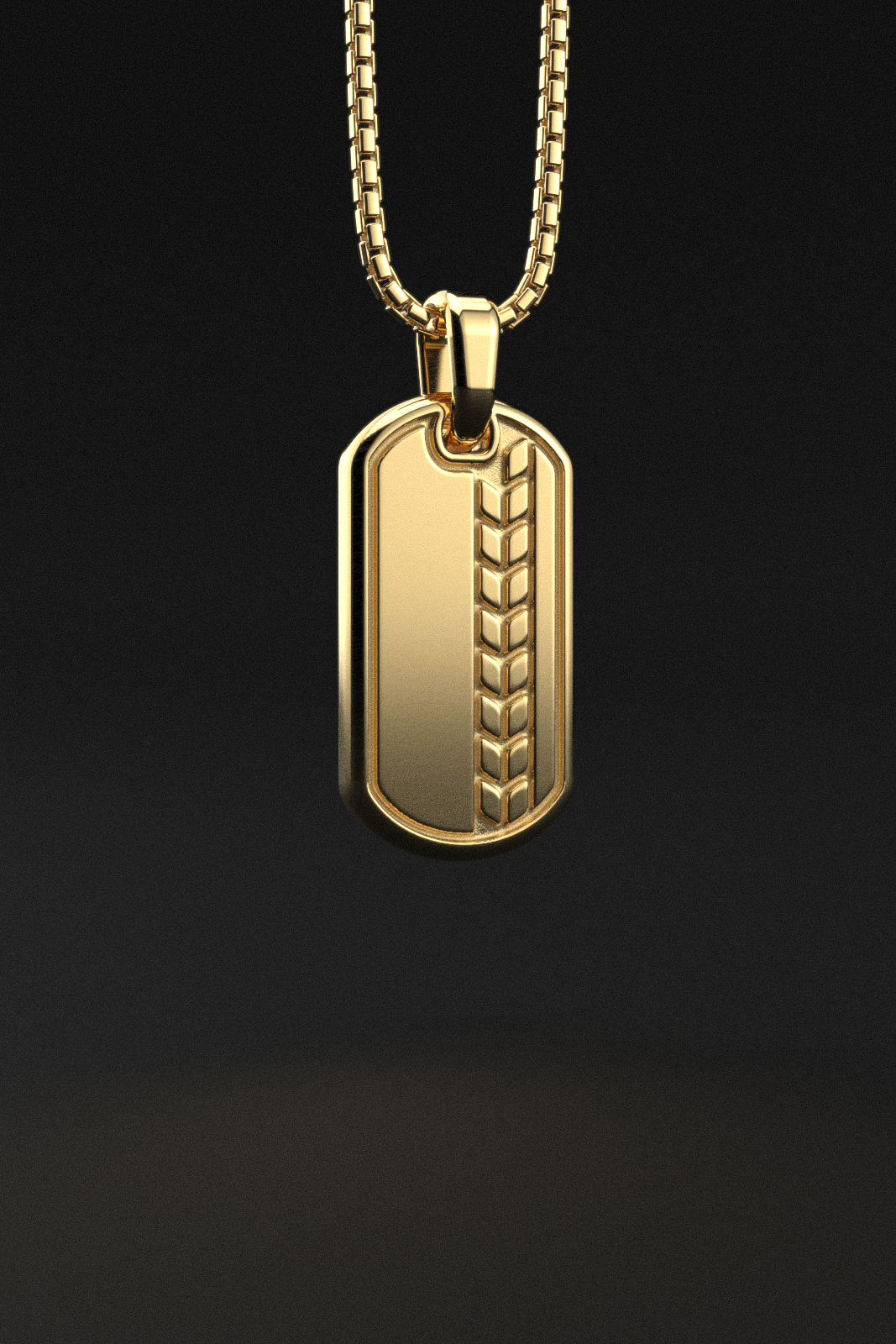 Royale Solid Gold Pendant