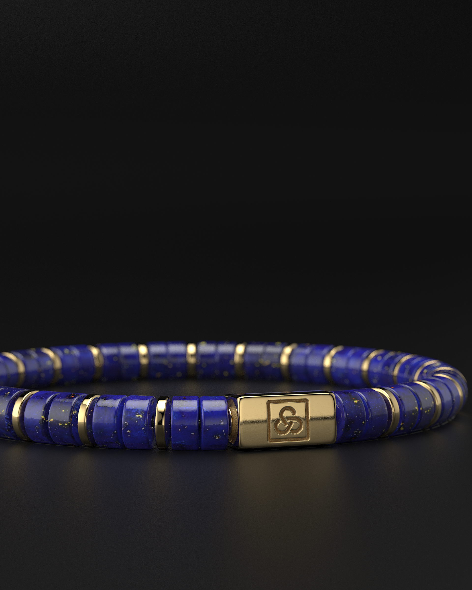 Lapis Lazuli Armband 6mm | Abstandshalter Nr. 2