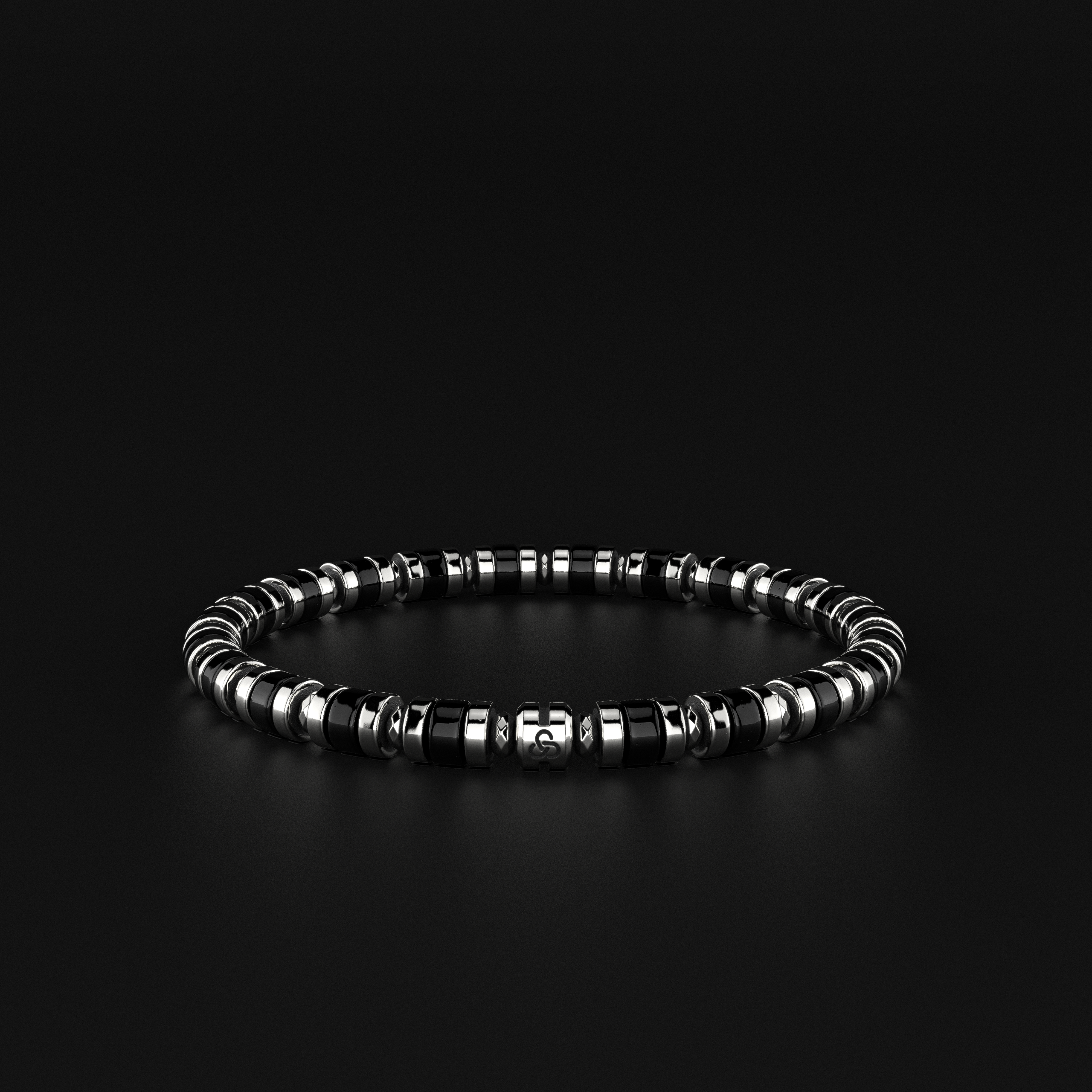 Onyx Bracelet 6mm | Spacer