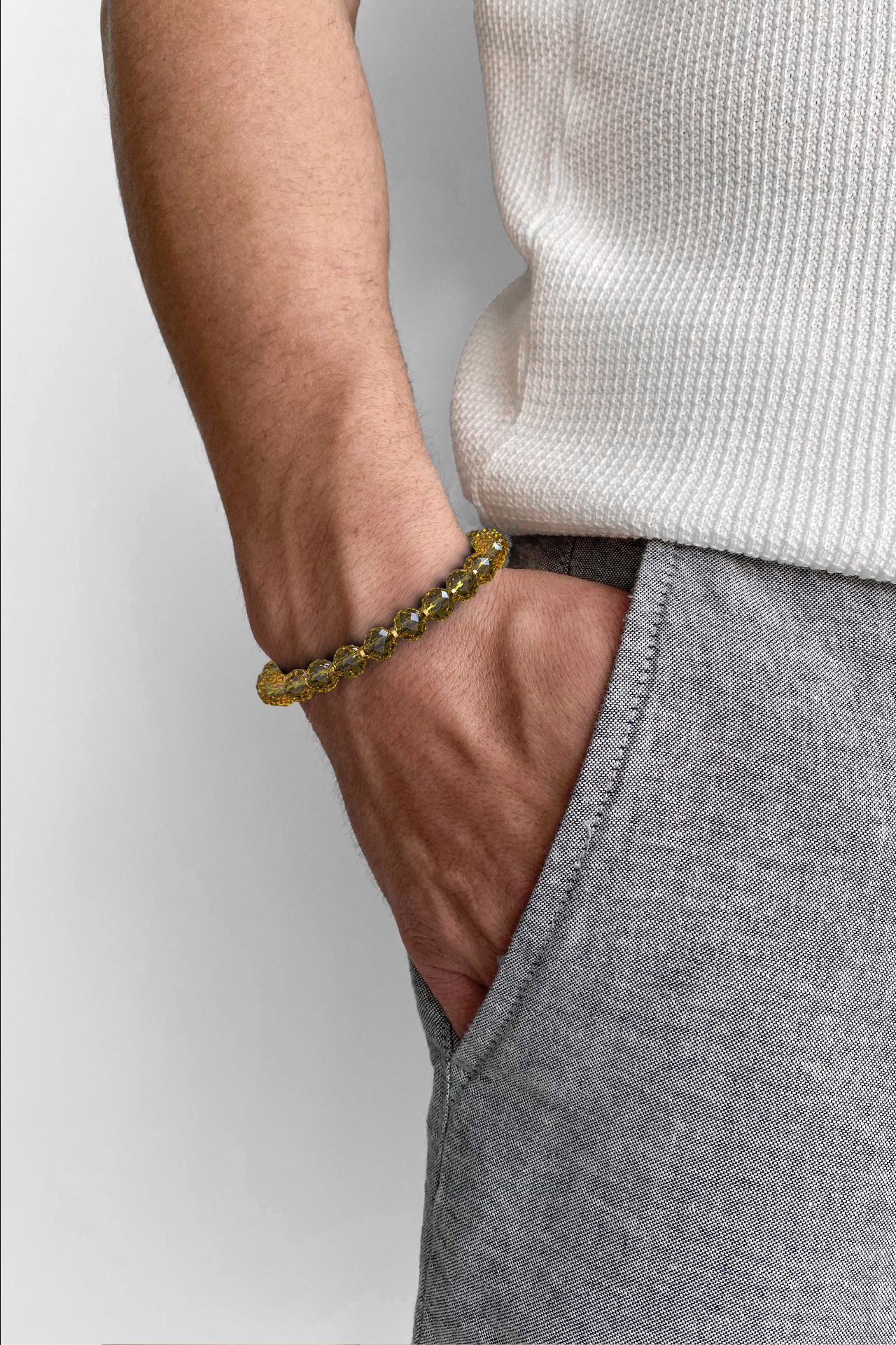 Citrine Bracelet | Faceted Beads