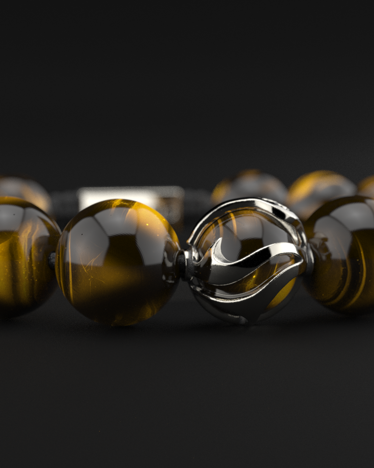 Tiger Eye Bracelet 12mm | Waves