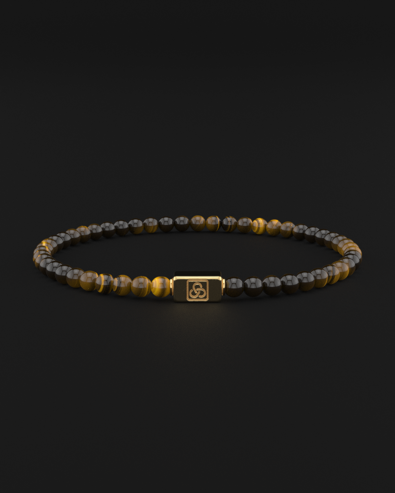 Tiger Eye Bracelet 4mm | Essential