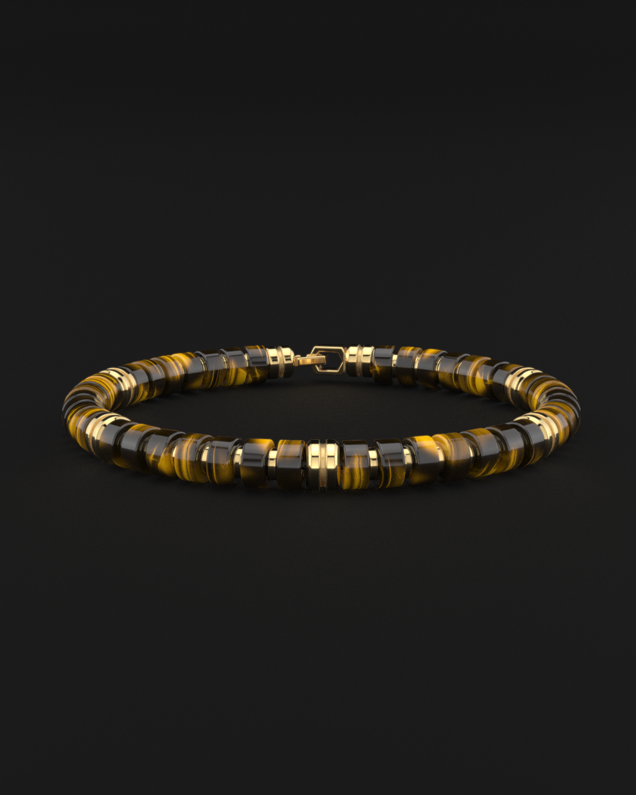 Tiger Eye Bracelet 6mm | Premium Spacer