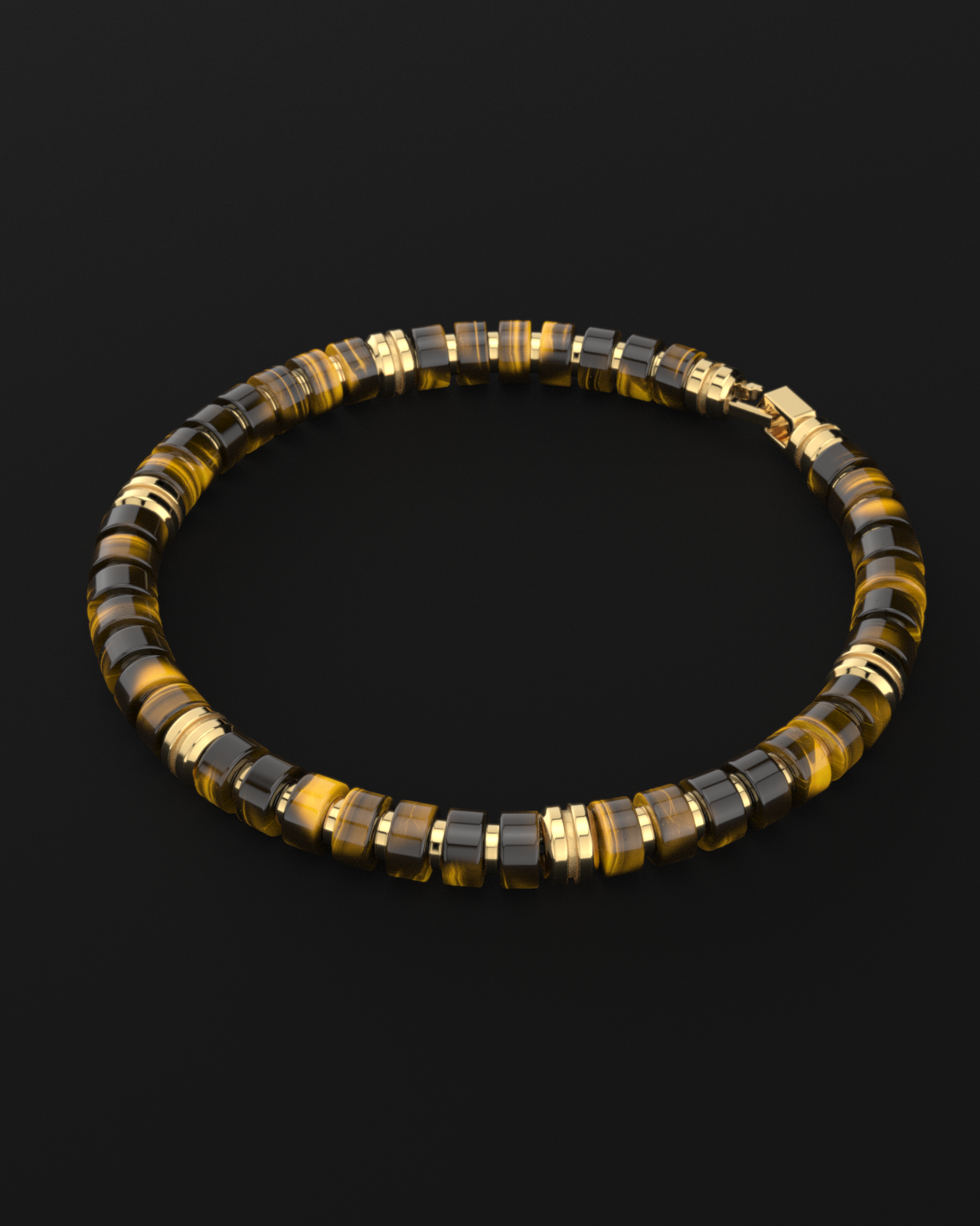 Tiger Eye Bracelet 6mm | Premium Spacer