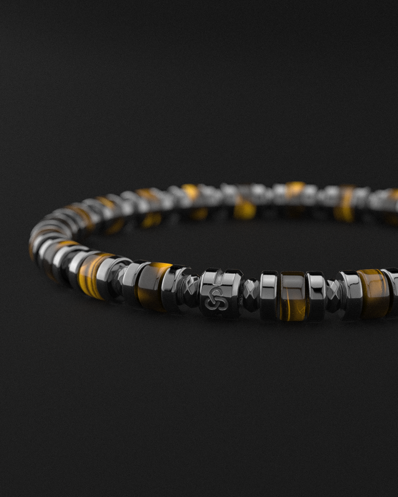 Tiger Eye Bracelet 6mm | Spacer