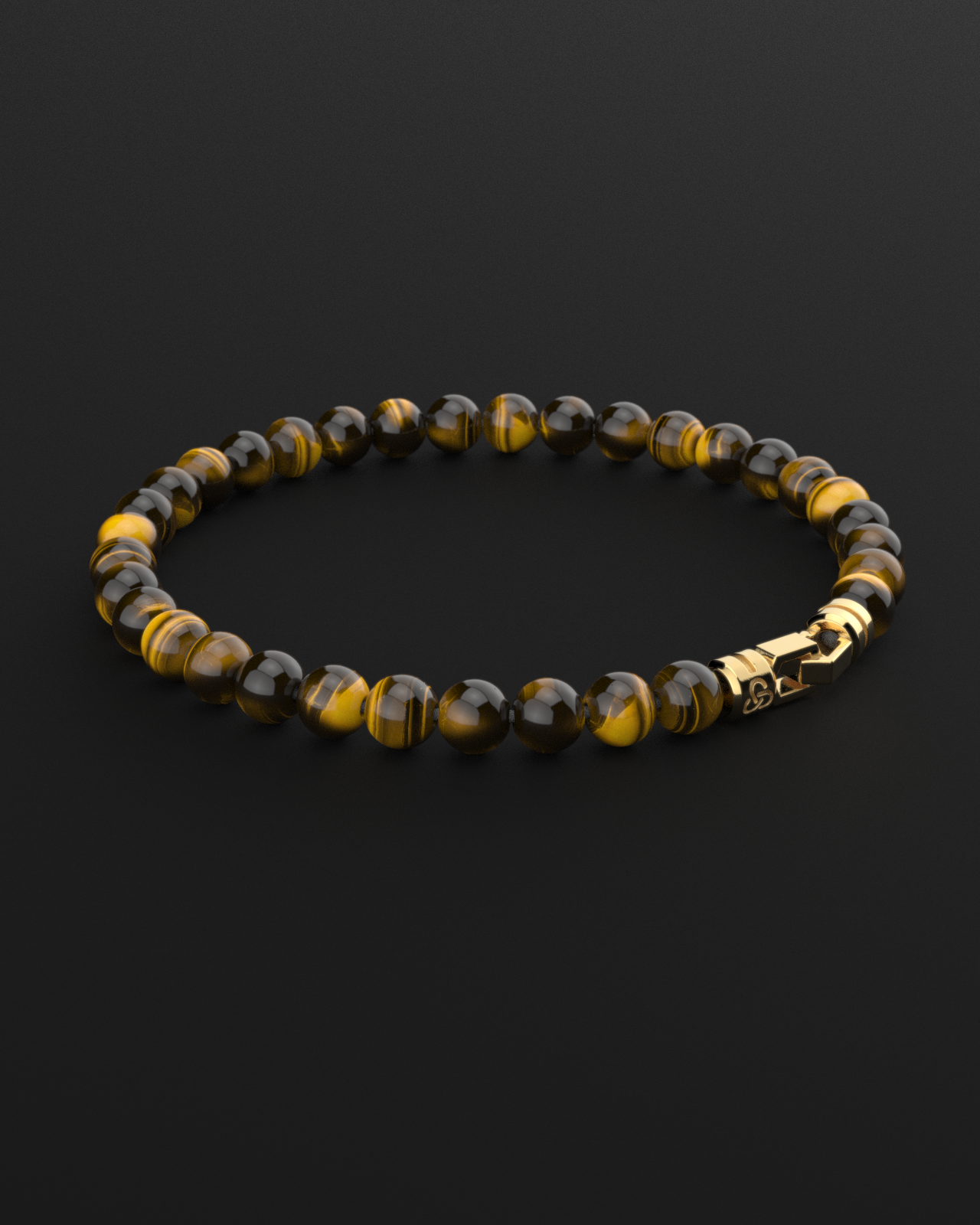 Tiger Eye Bracelet 6mm | VERTEX