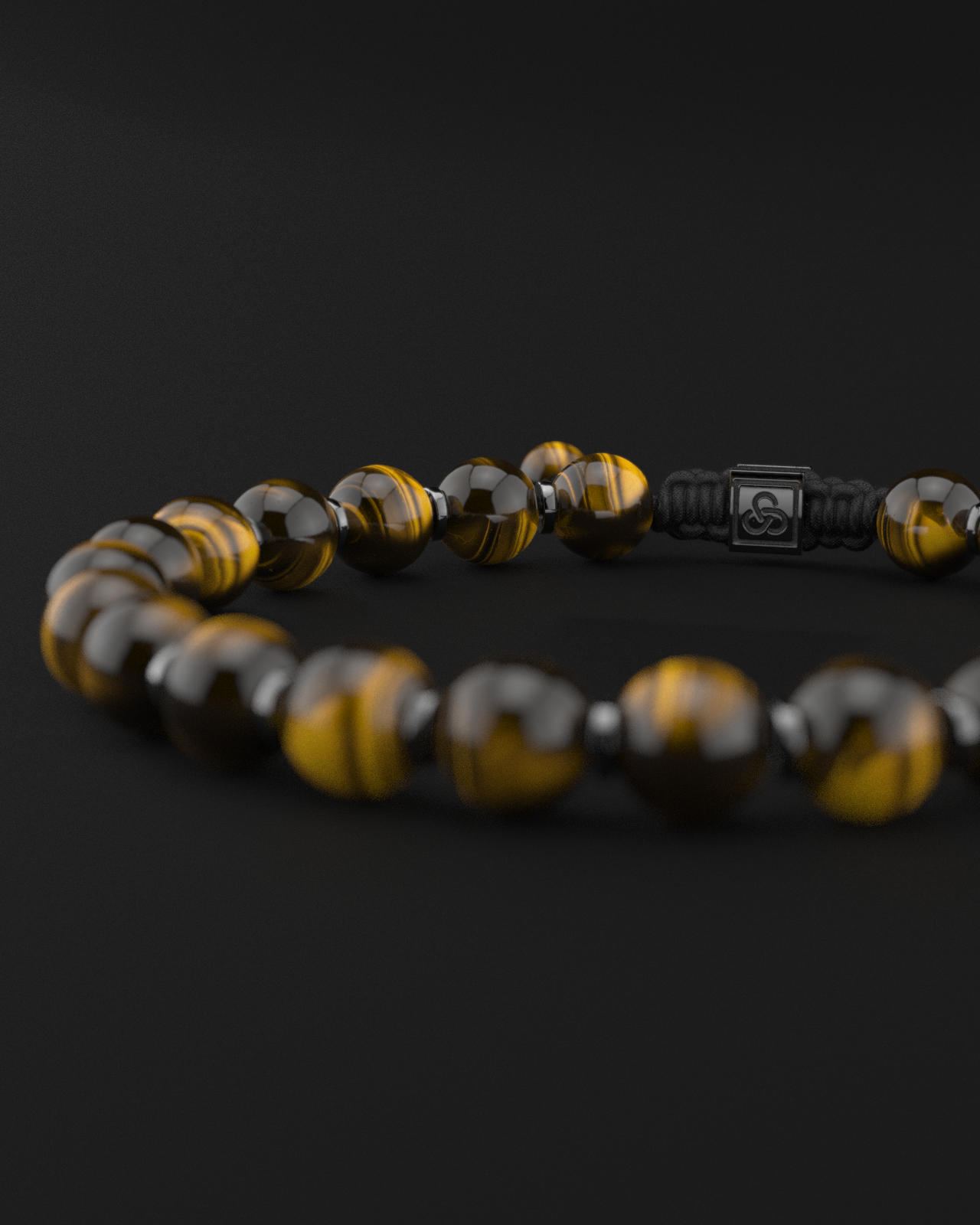 Tiger Eye Bracelet 8mm | Prayer