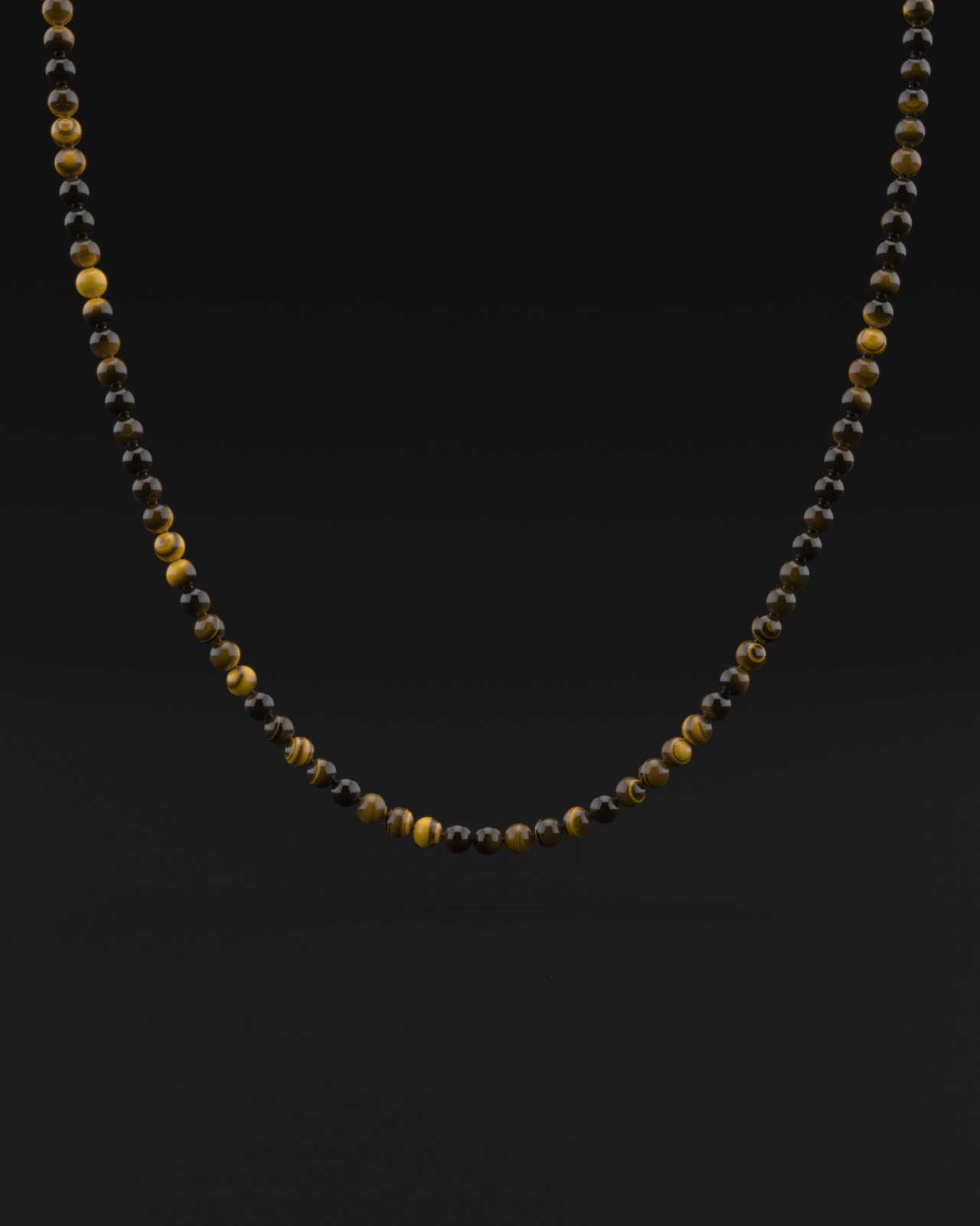 Tiger Eye Necklace 6mm | Vertex