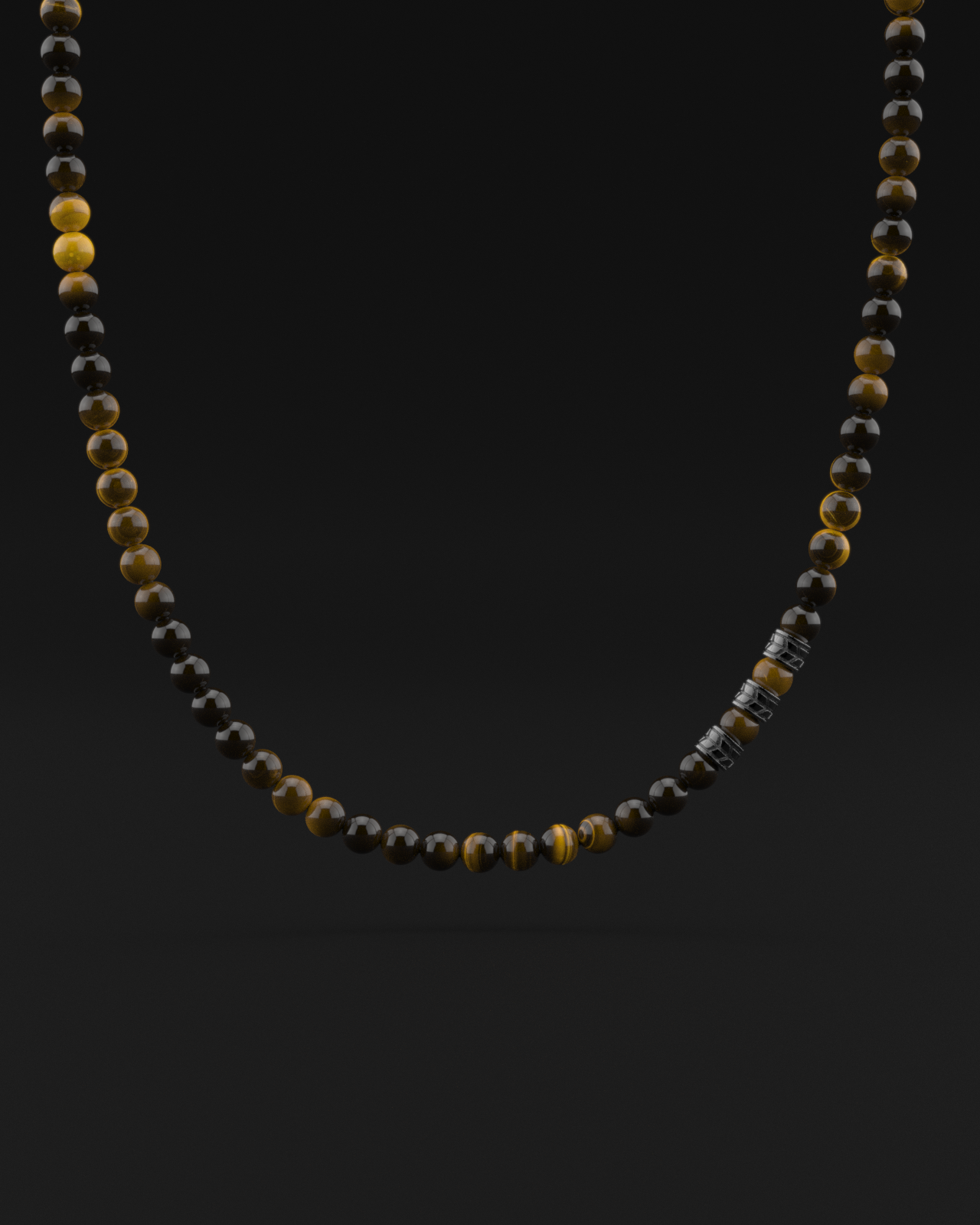 Tiger Eye Necklace 8mm | Royale