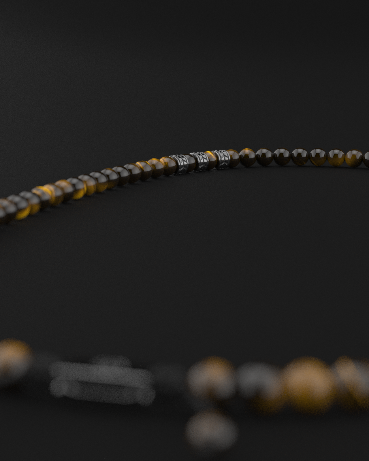 Tiger Eye Necklace 8mm | Royale