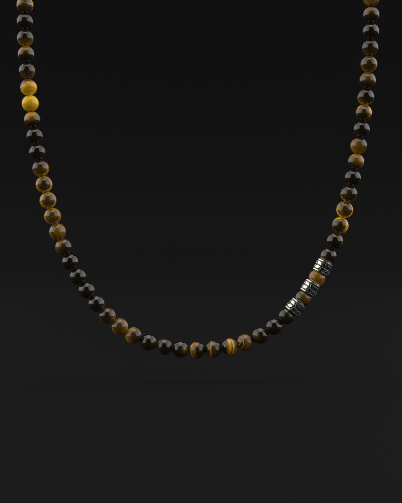 Tiger Eye Necklace 8mm | Royale