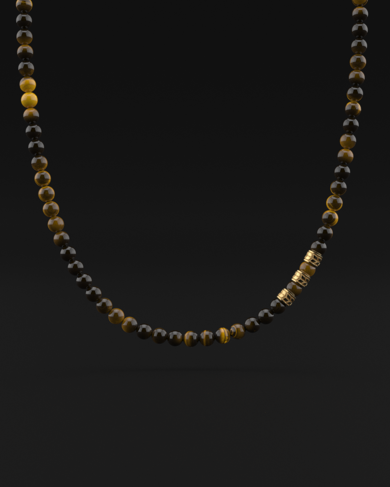 Tiger Eye Necklace 8mm | Royale