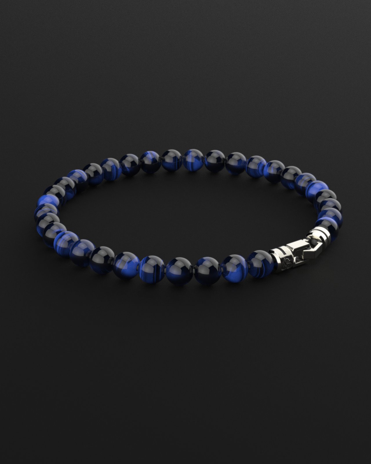 Blue Tiger Eye Bracelet 6mm | VERTEX