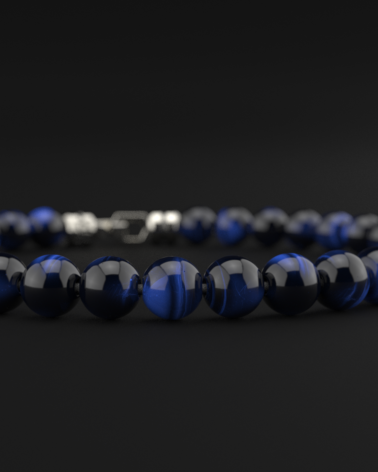 Blue Tiger Eye Bracelet 6mm | VERTEX