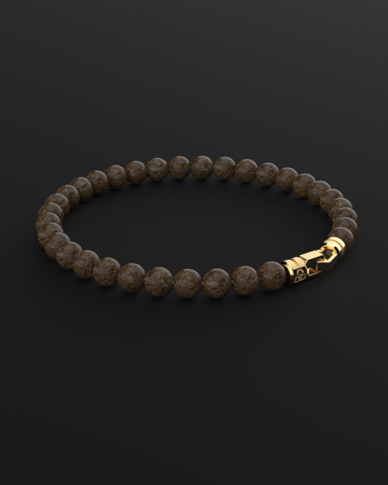 Bronzite Bracelet 6mm | VERTEX