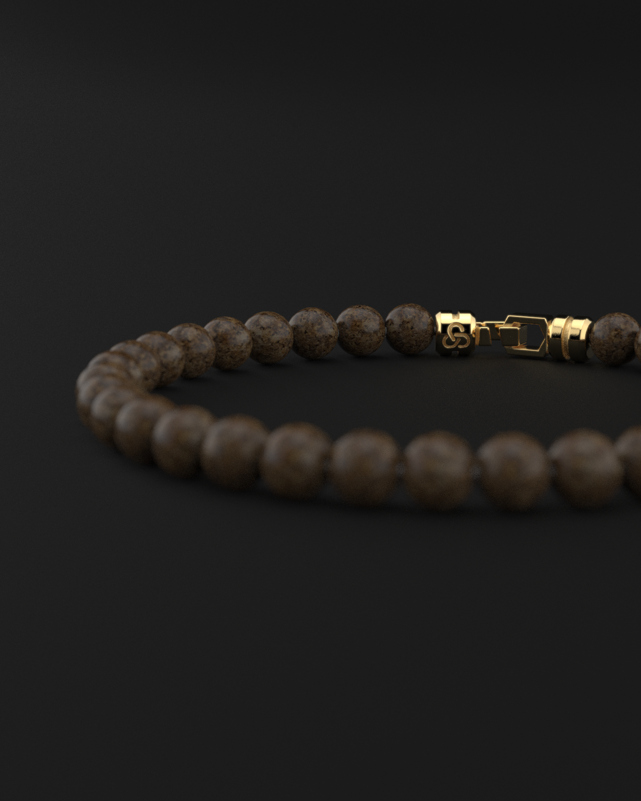 Bronzite Bracelet 6mm | VERTEX