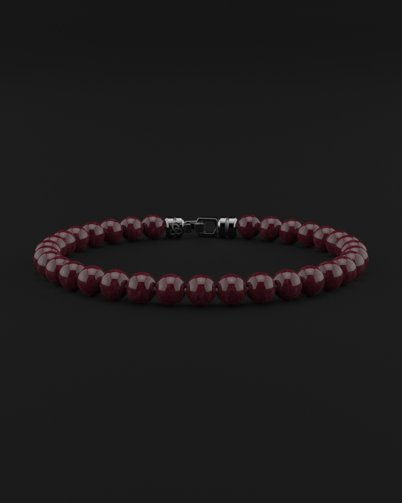 Red Garnet Bracelet 6mm | VERTEX