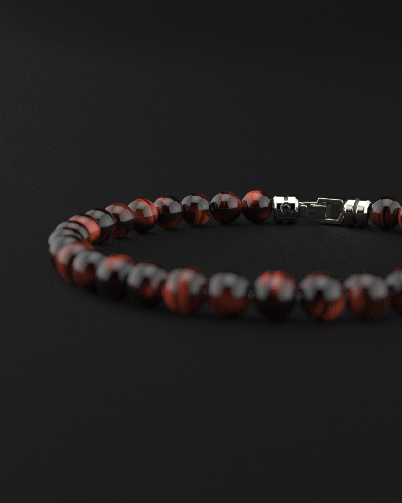 Red Tiger Eye Bracelet 6mm | VERTEX