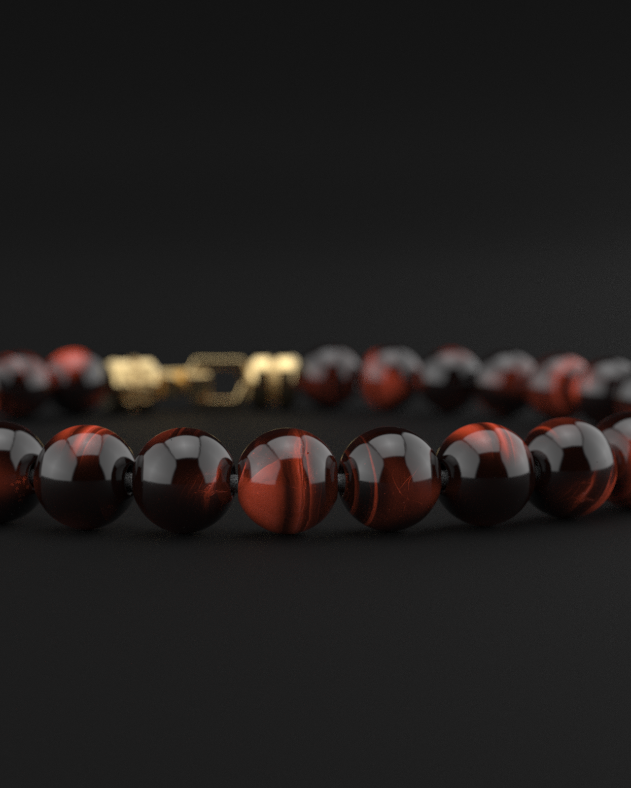 Red Tiger Eye Bracelet 6mm | VERTEX