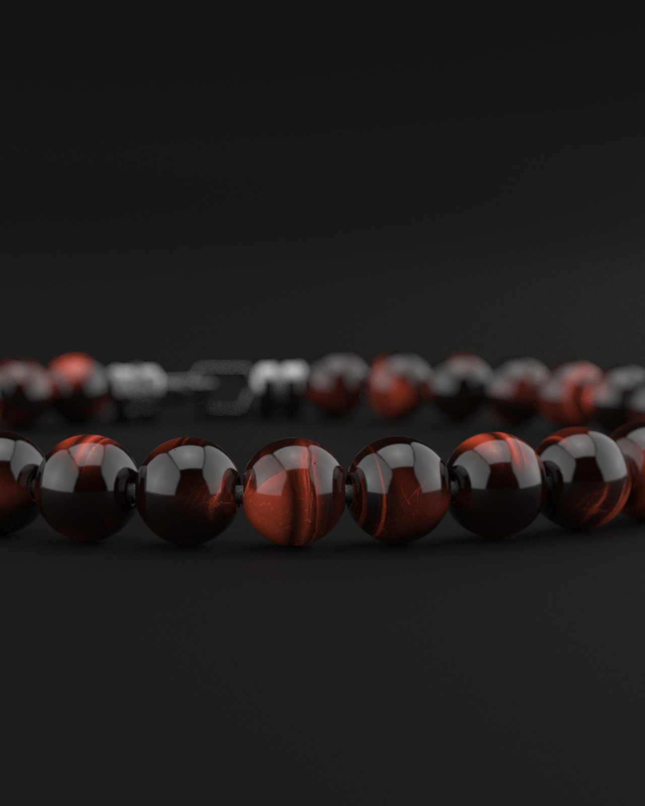 Red Tiger Eye Bracelet 6mm | VERTEX