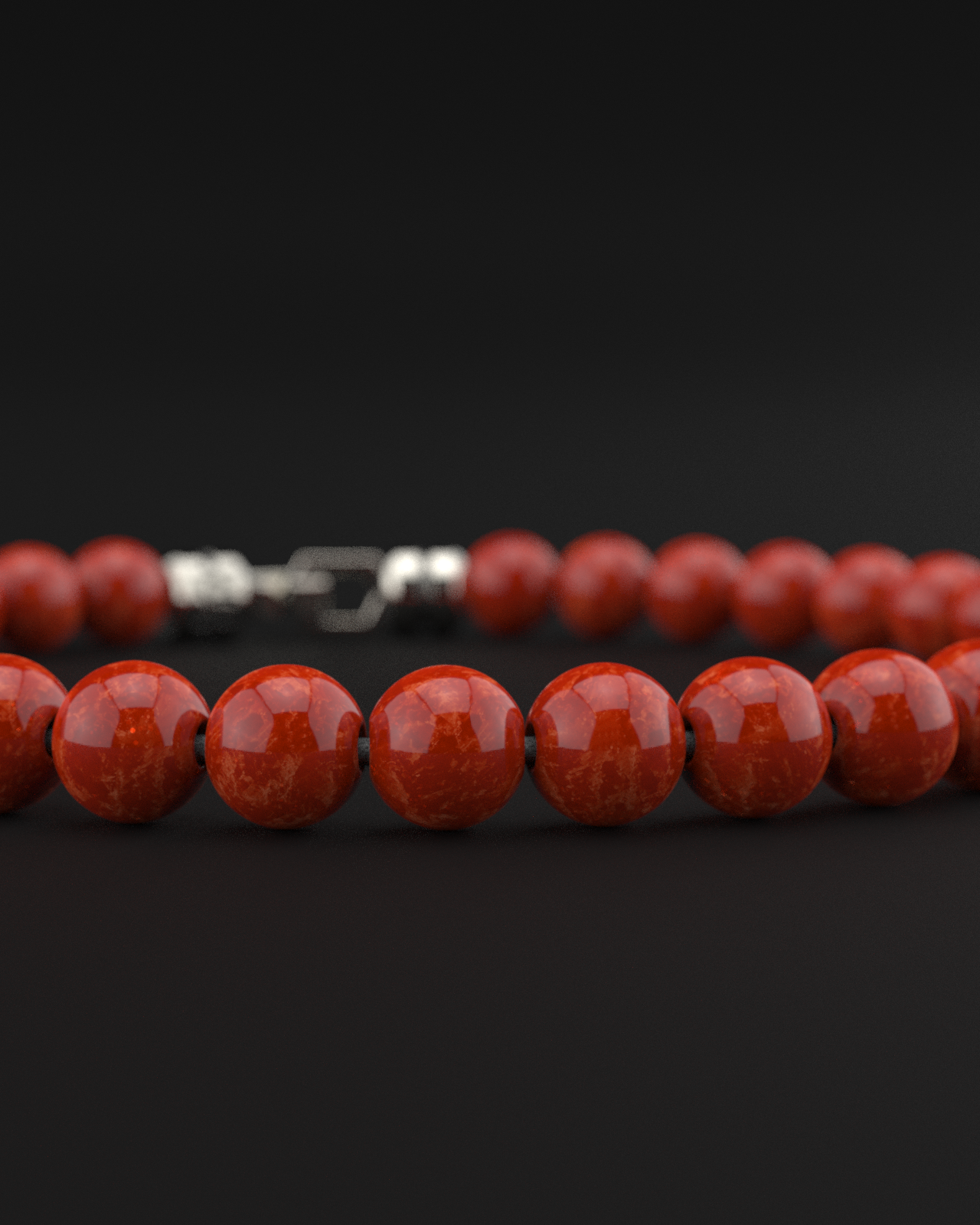 Red Jade Bracelet 6mm | VERTEX