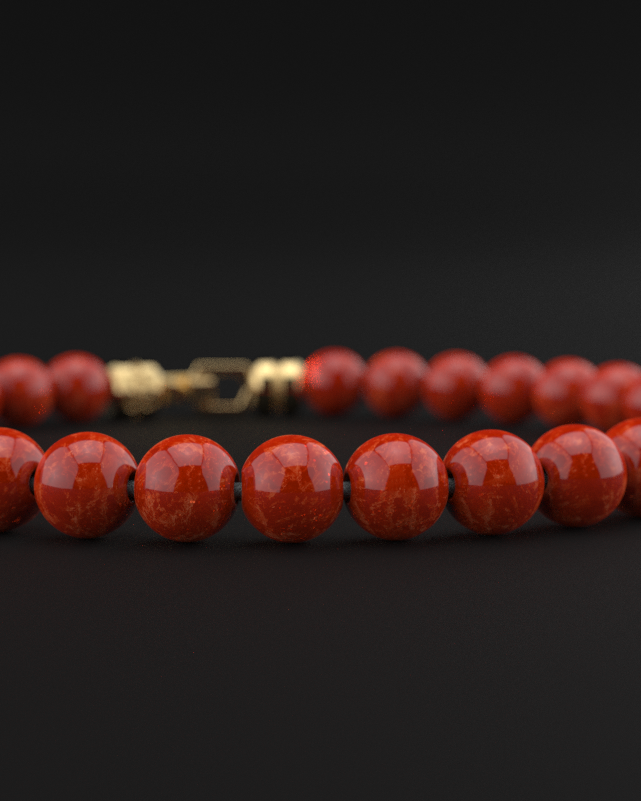 Red Jade Bracelet 6mm | VERTEX