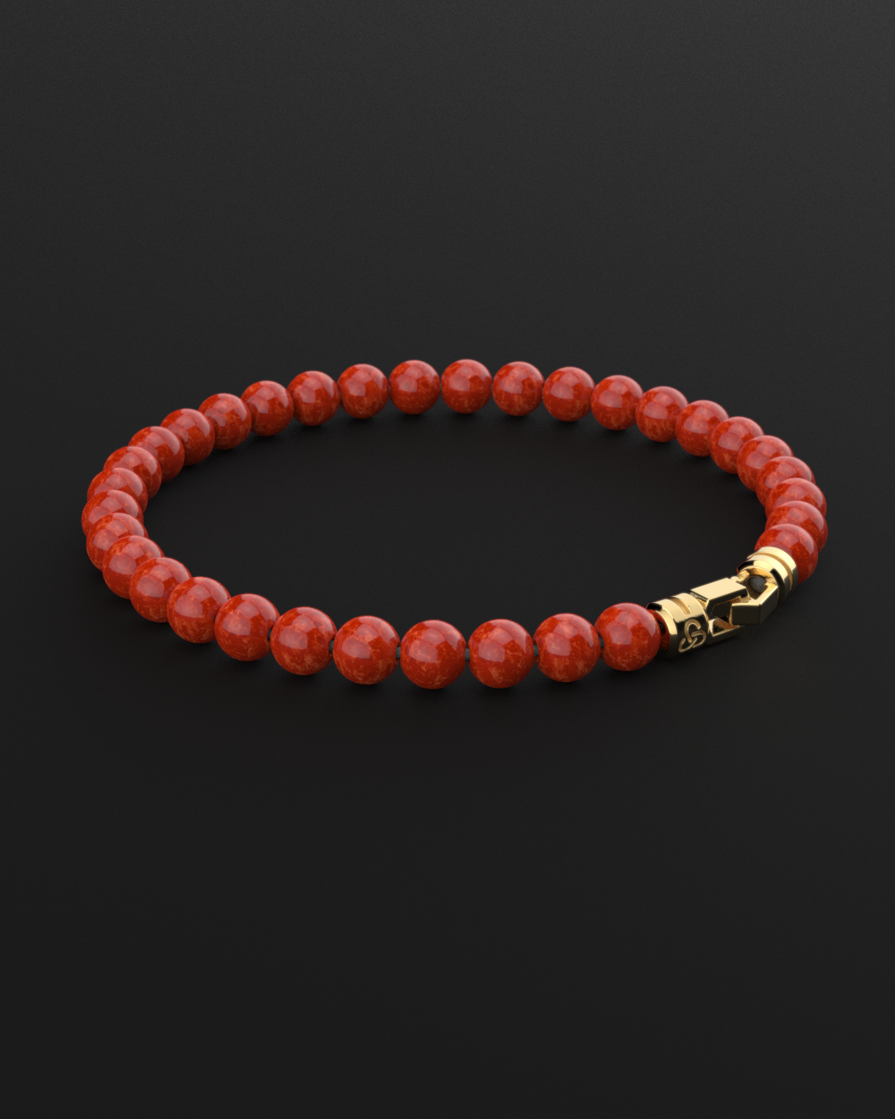 Red Jade Bracelet 6mm | VERTEX