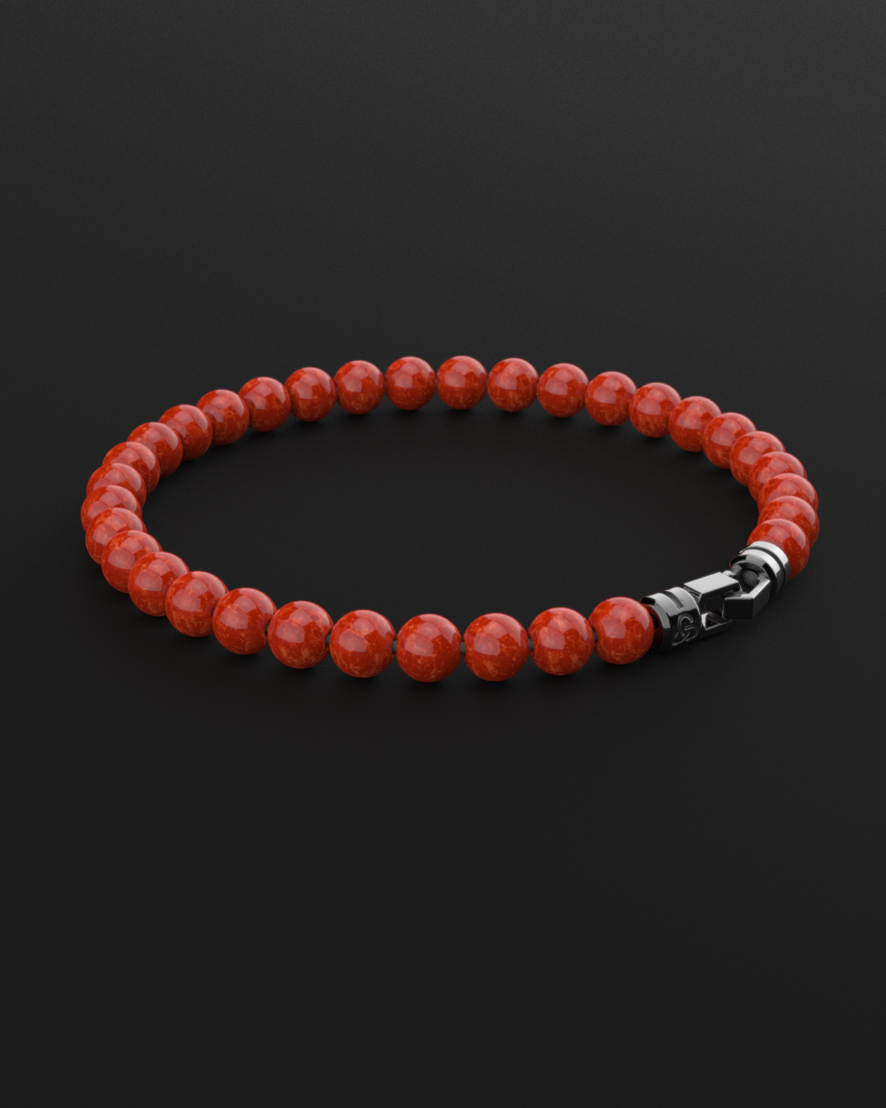 Red Jade Bracelet 6mm | VERTEX